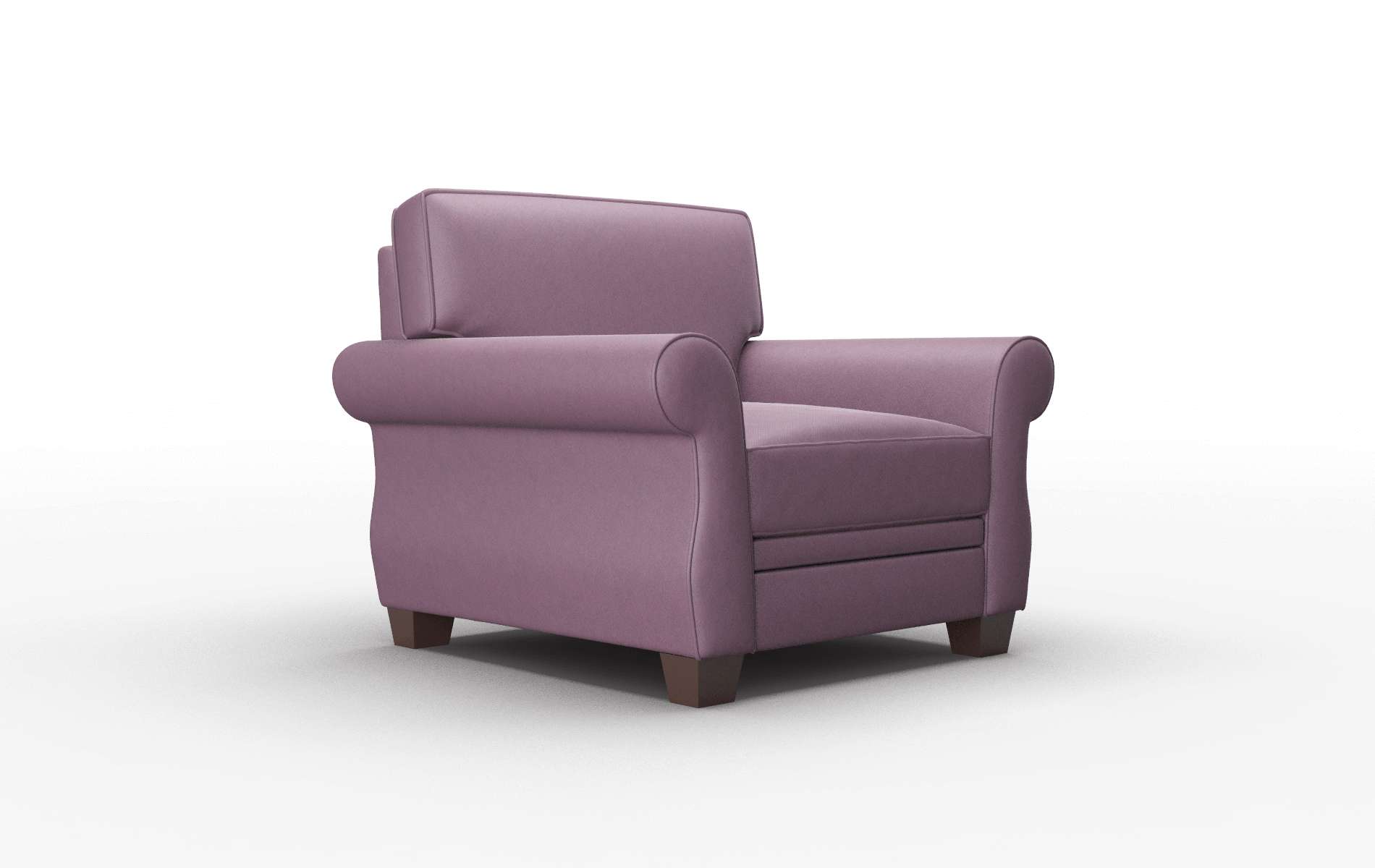 Rome Bella Aubergine Chair espresso legs 2