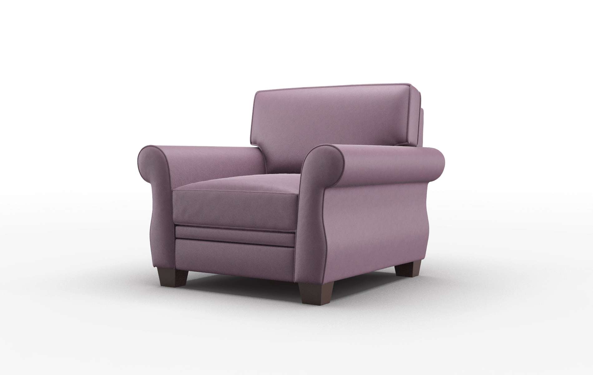Rome Bella Aubergine Chair espresso legs 4