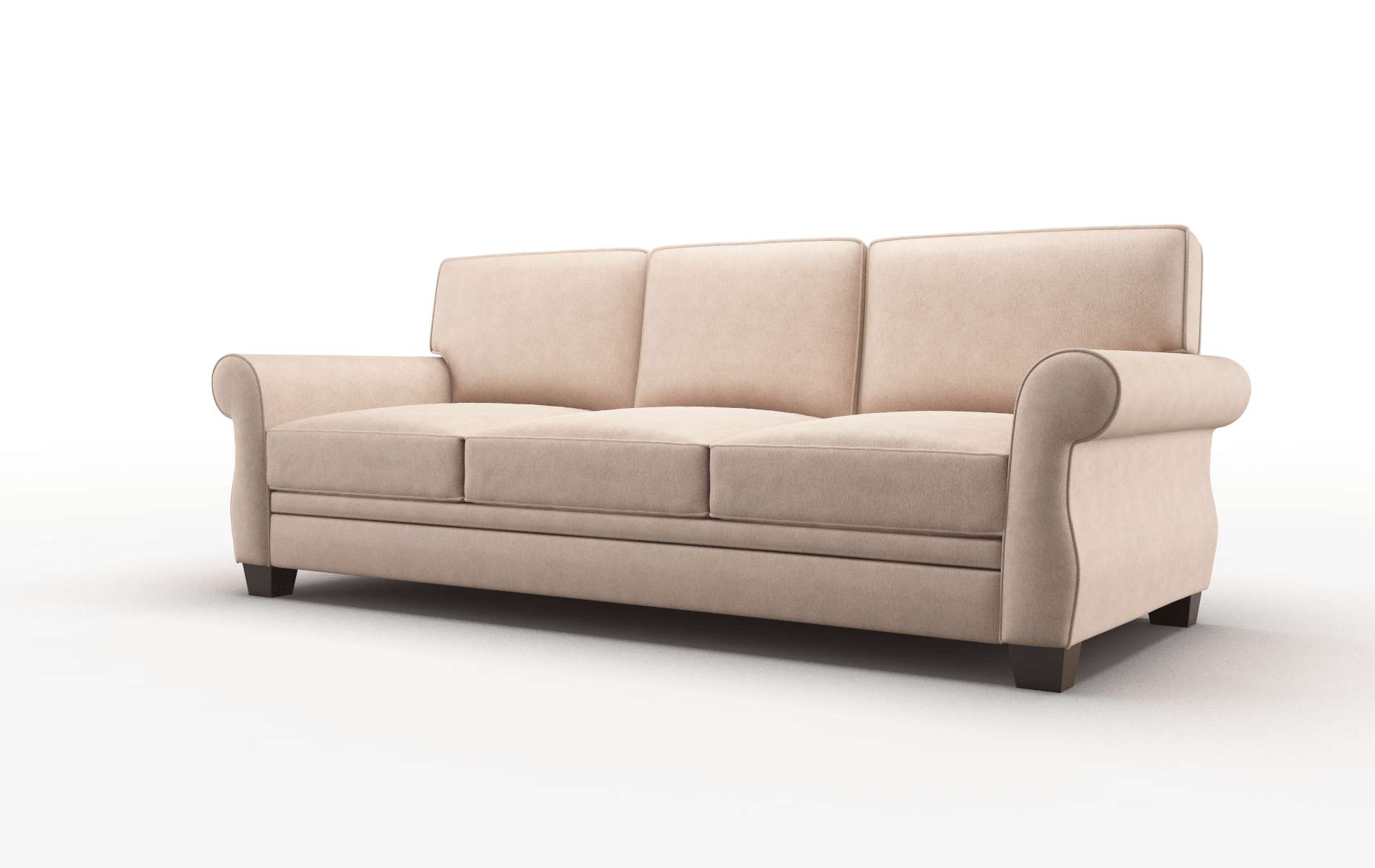 Rome Bella Cocoa Sofa espresso legs 4