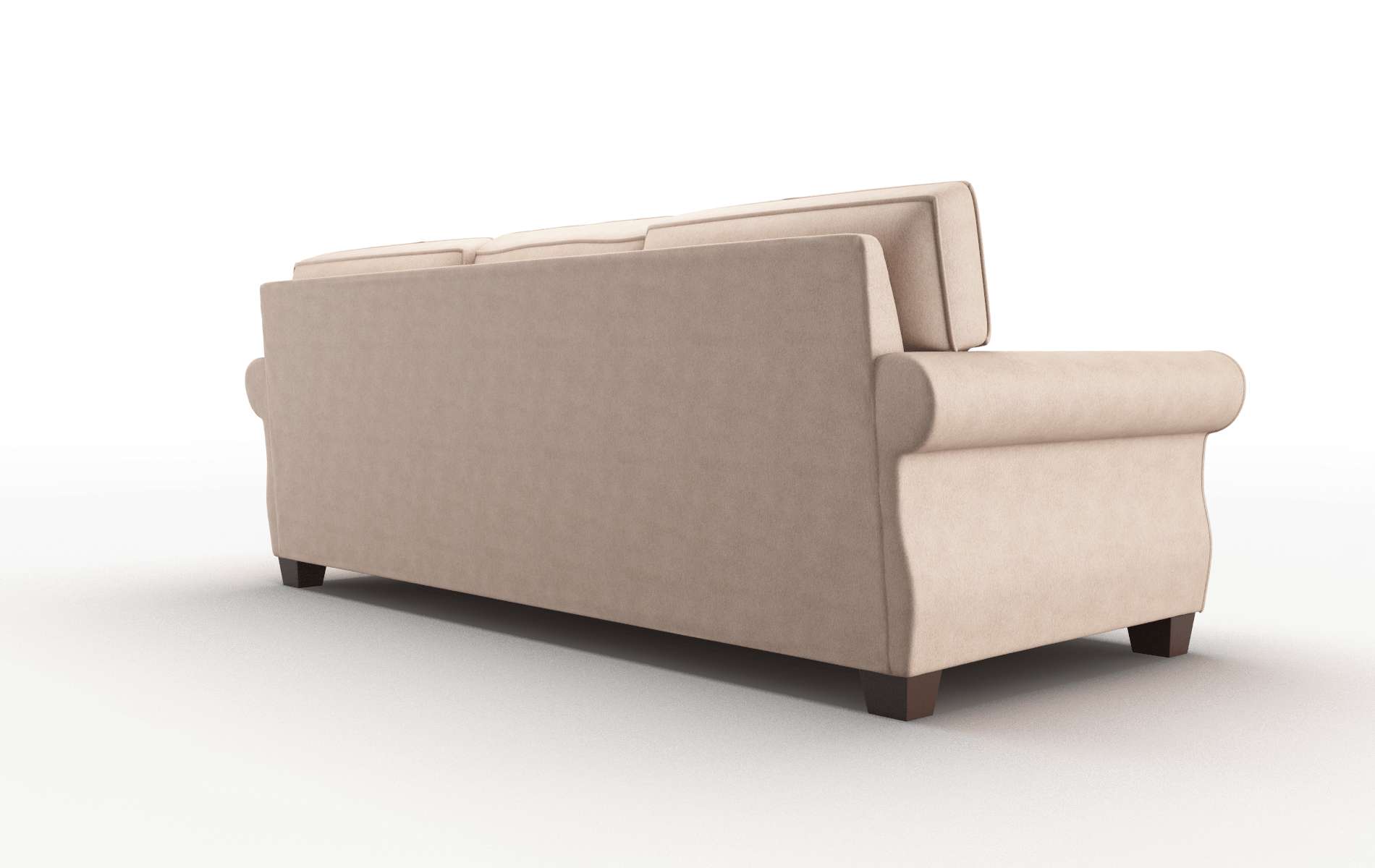 Rome Bella Cocoa Sofa espresso legs 5