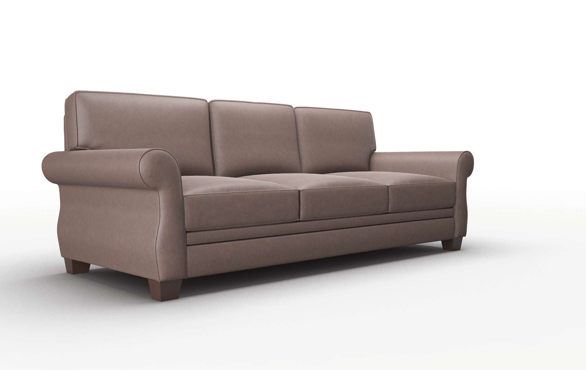 Rome Bella Espresso Sofa espresso legs 2