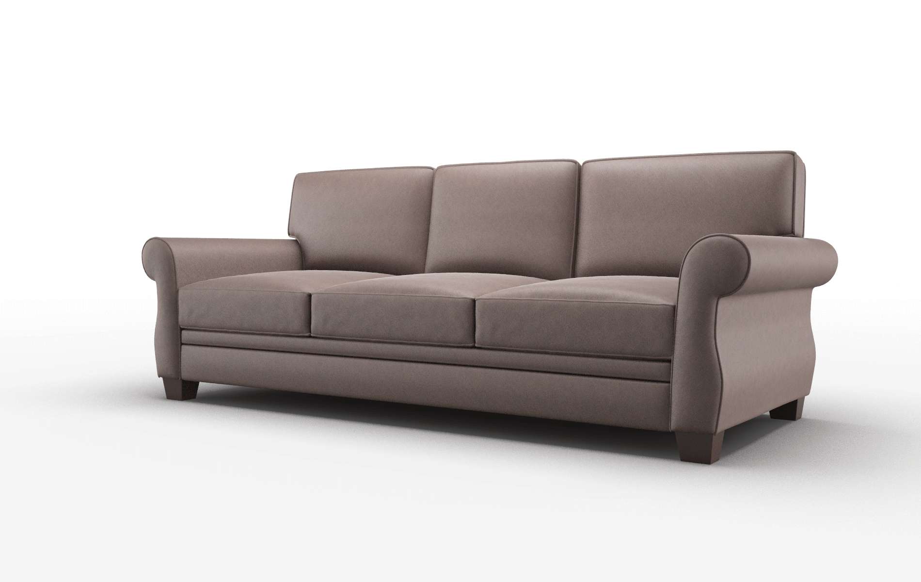 Rome Bella Espresso Sofa espresso legs 4