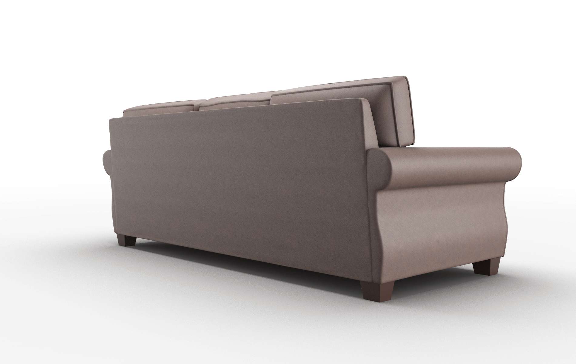Rome Bella Espresso Sofa espresso legs 5