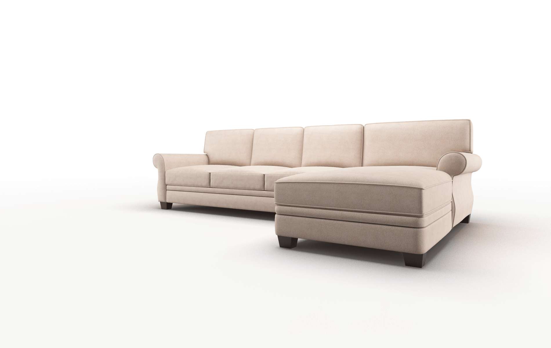 Rome Bella Pewter Panel espresso legs 4