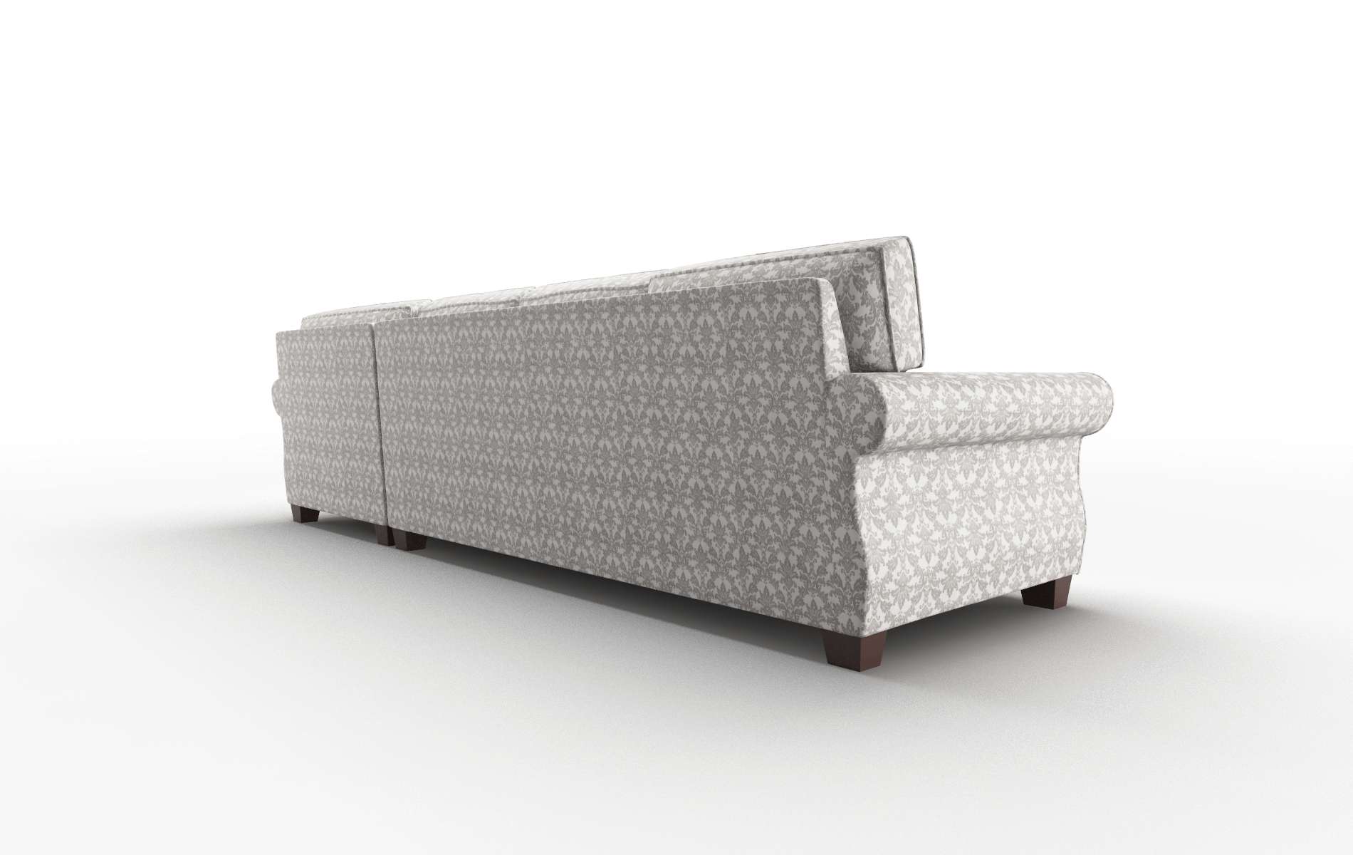 Rome Bergamo Dove Panel espresso legs 5