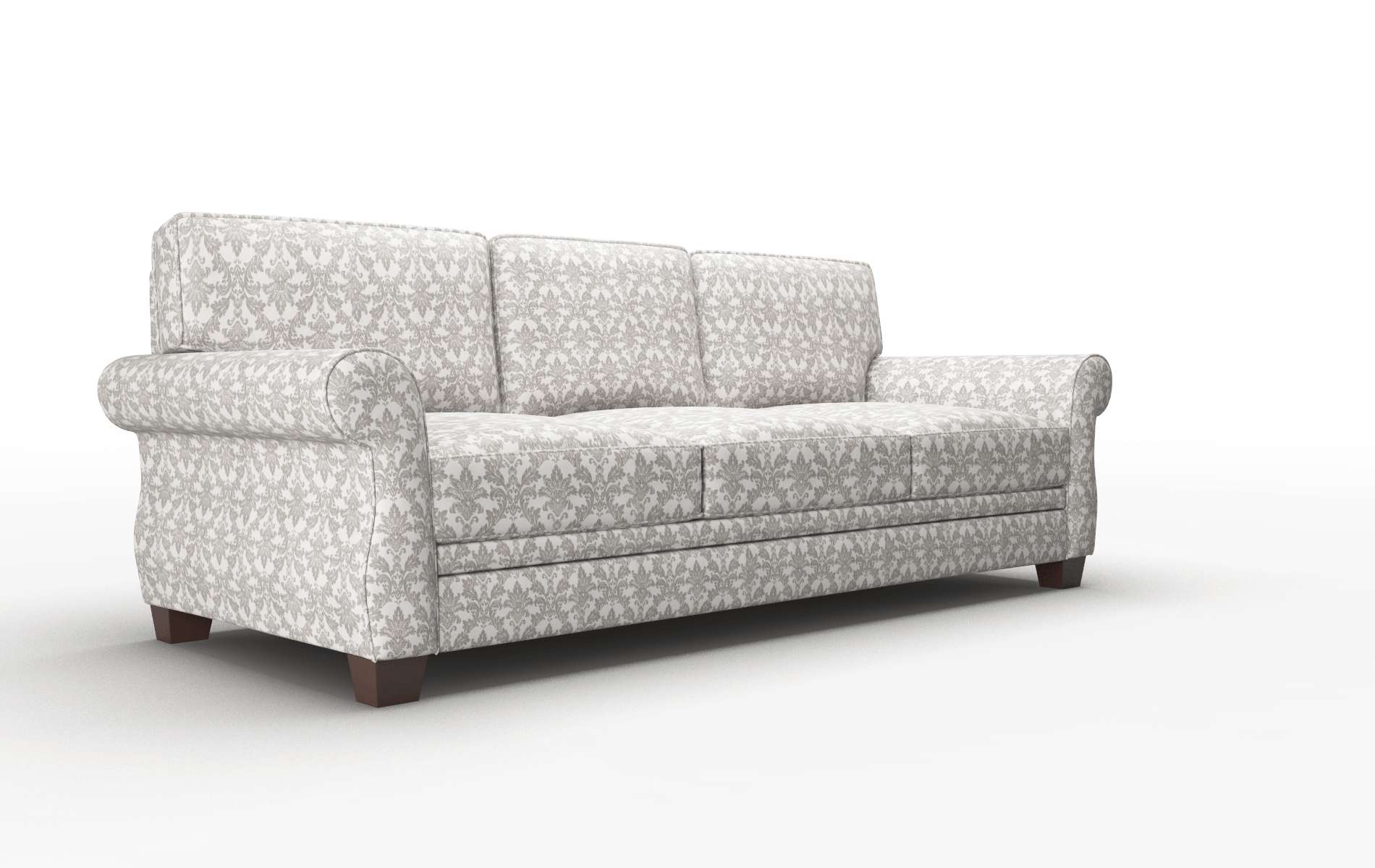 Rome Bergamo Dove Sofa espresso legs 2