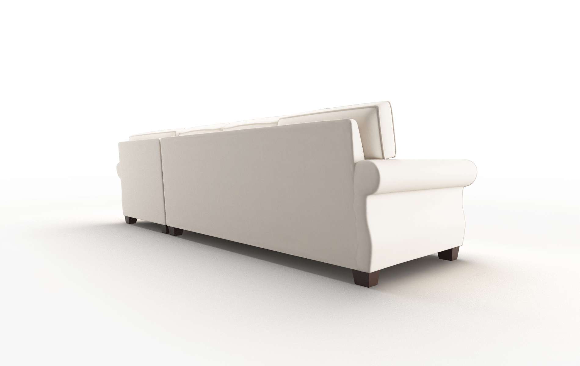 Rome Blanche Milky Panel espresso legs 5