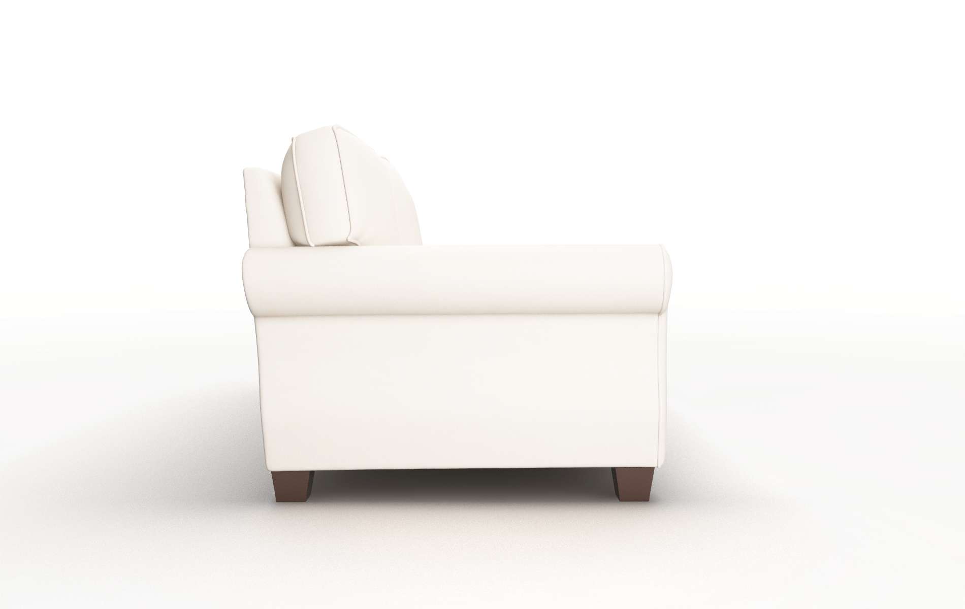 Rome Blanche Milky Sofa espresso legs 3
