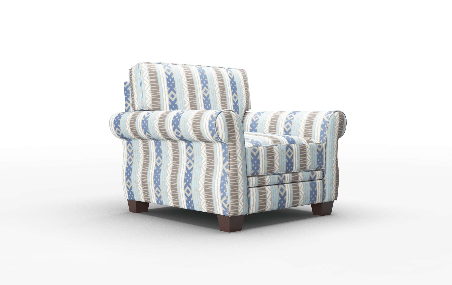 Rome Bodhi Indigo Chair espresso legs 2