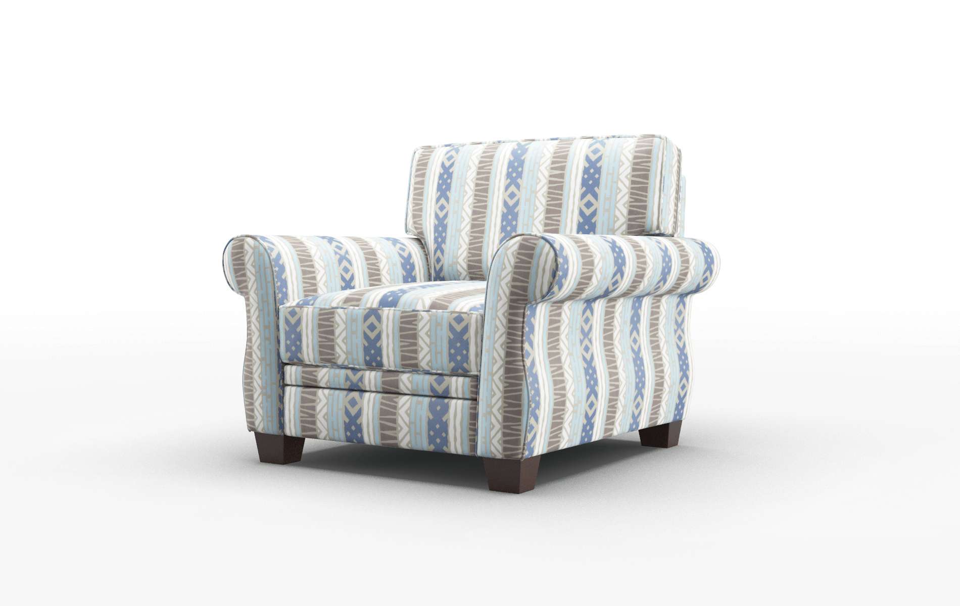 Rome Bodhi Indigo Chair espresso legs 4