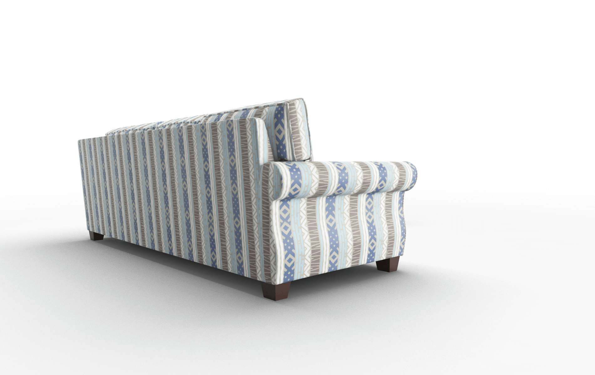 Rome Bodhi Indigo Sectional espresso legs 3