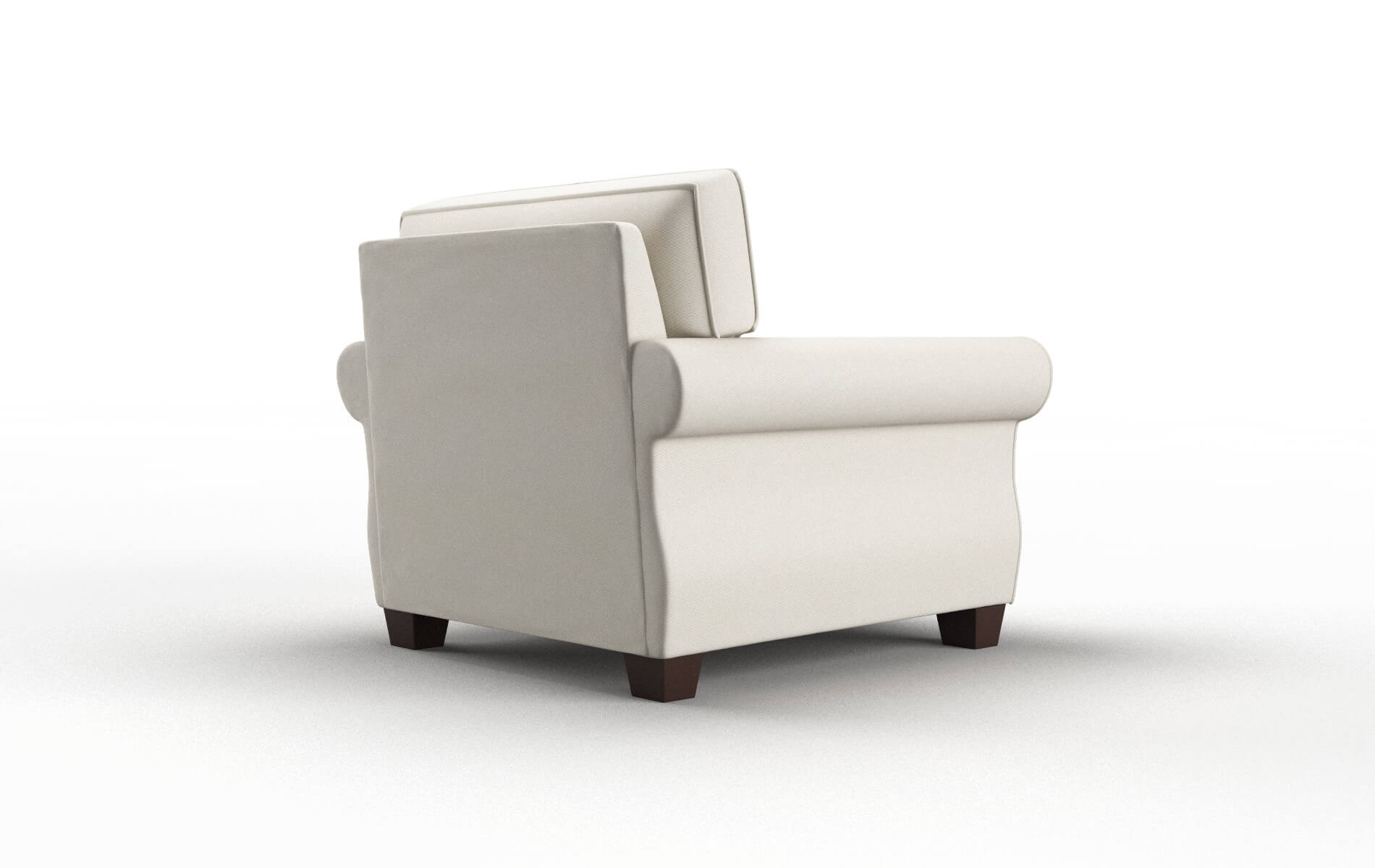 Rome Bungalow Ivory Chair espresso legs 5