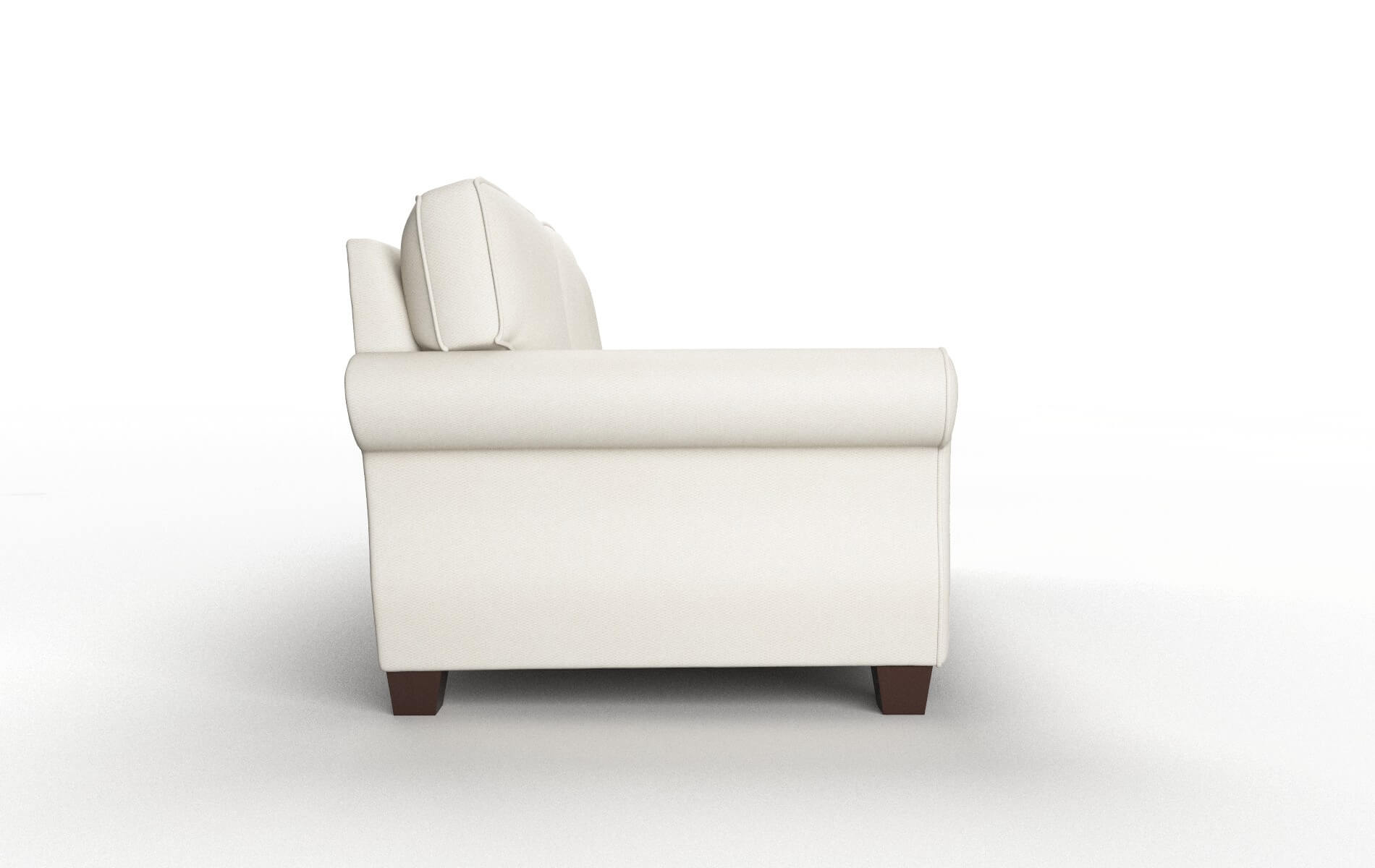 Rome Bungalow Ivory Sofa espresso legs 3
