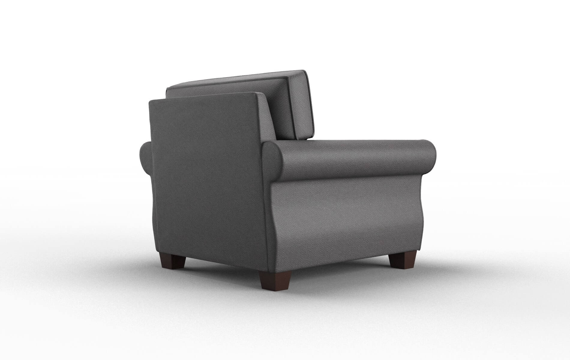 Rome Catalina Charcoal Chair espresso legs 5