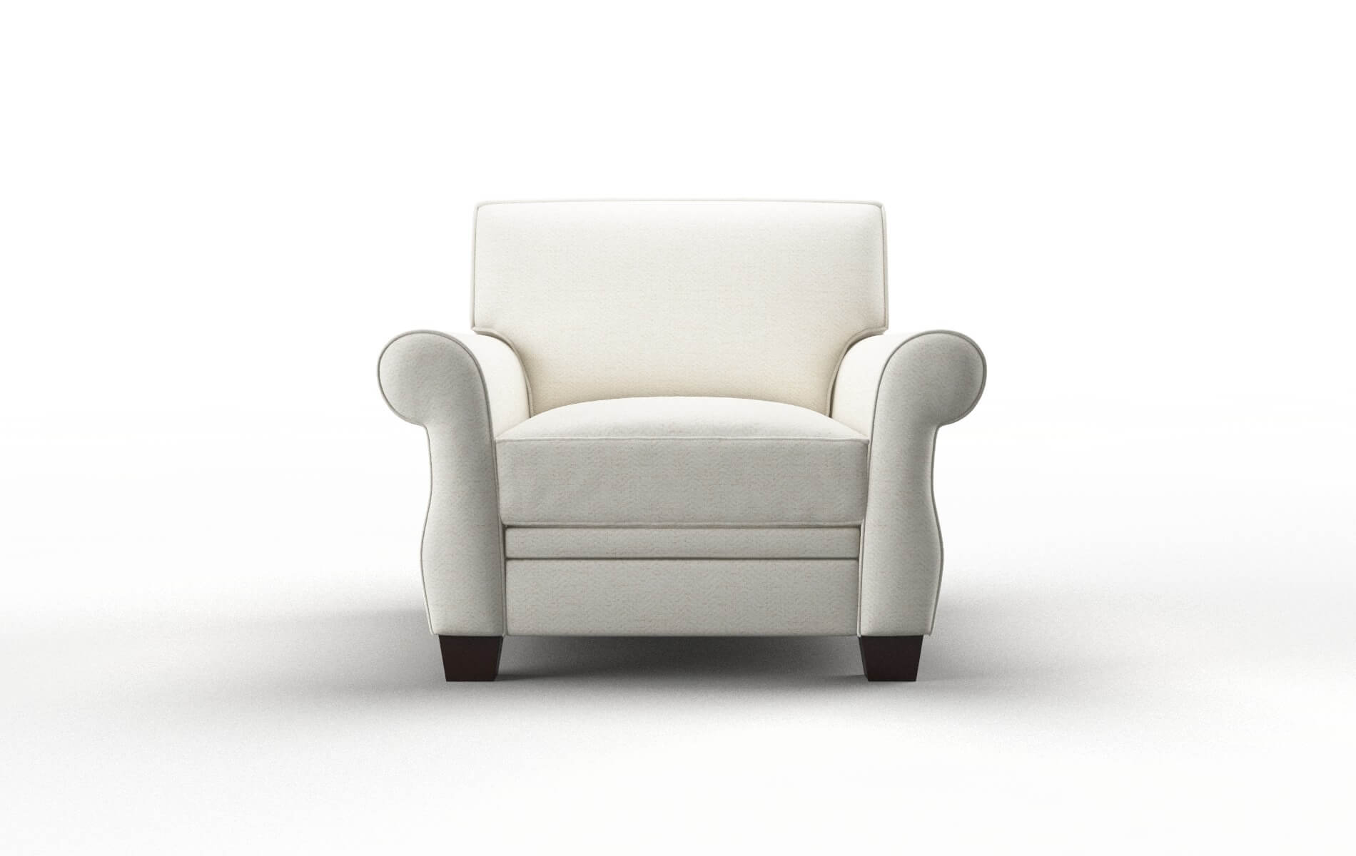 Rome Catalina Ivory chair espresso legs