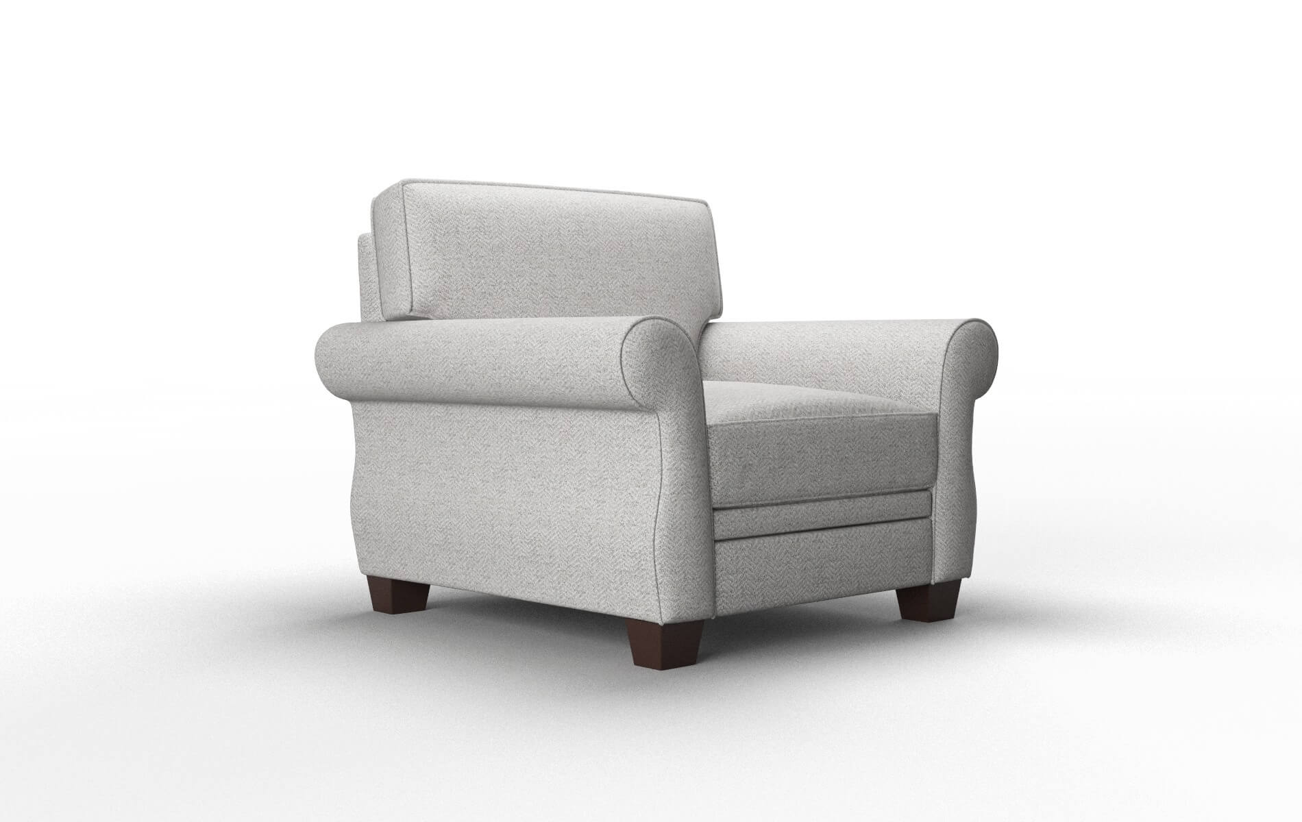 Rome Catalina Silver Chair espresso legs 2