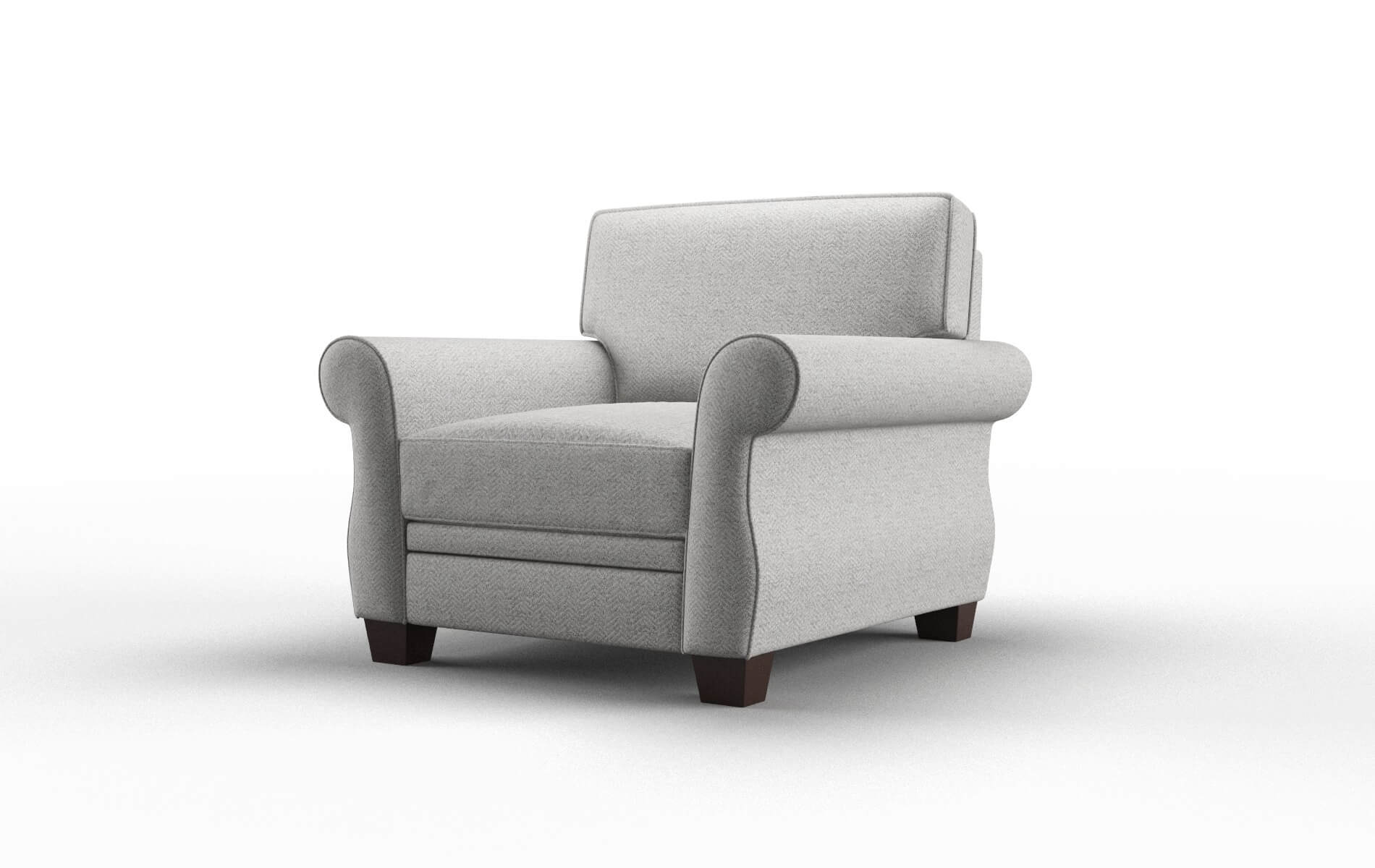 Rome Catalina Silver Chair espresso legs 4