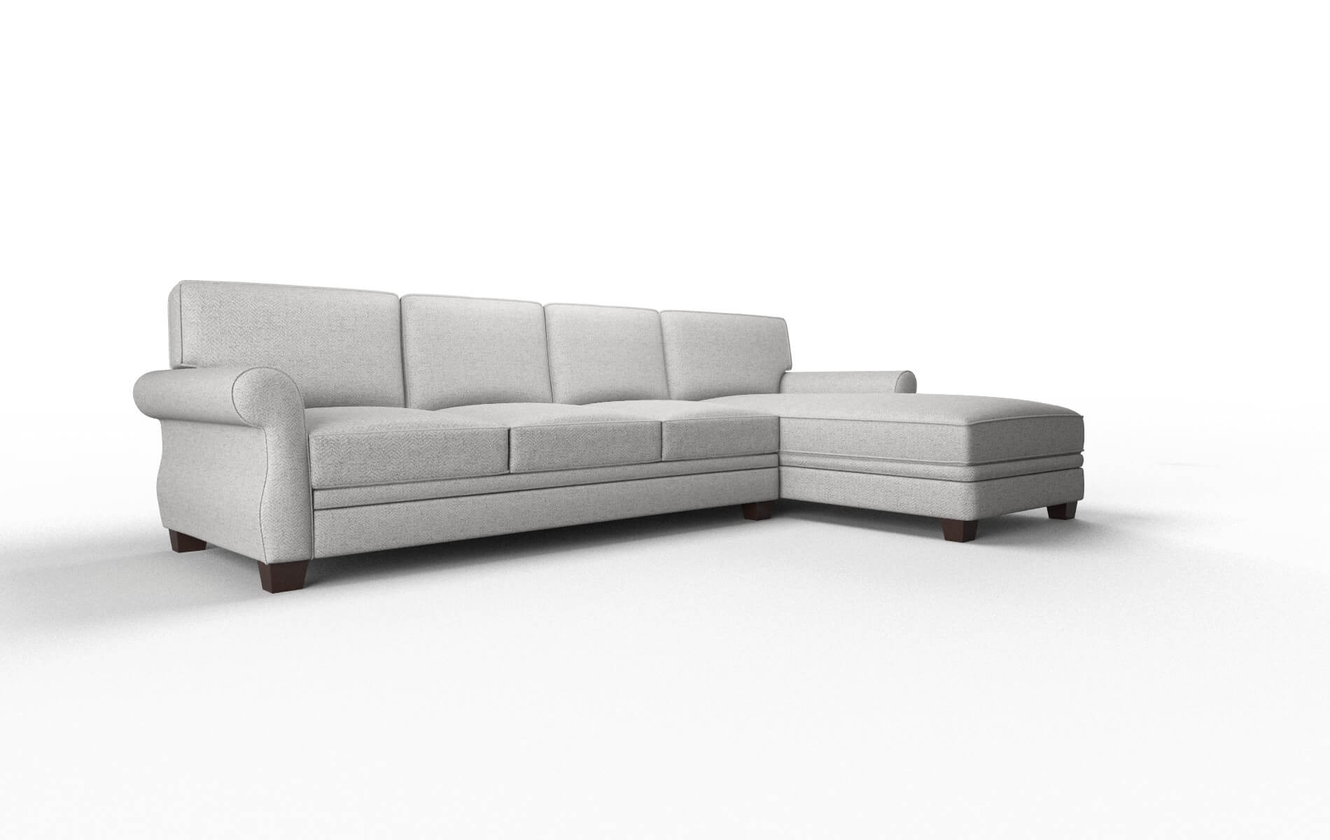 Rome Catalina Silver Panel espresso legs 2