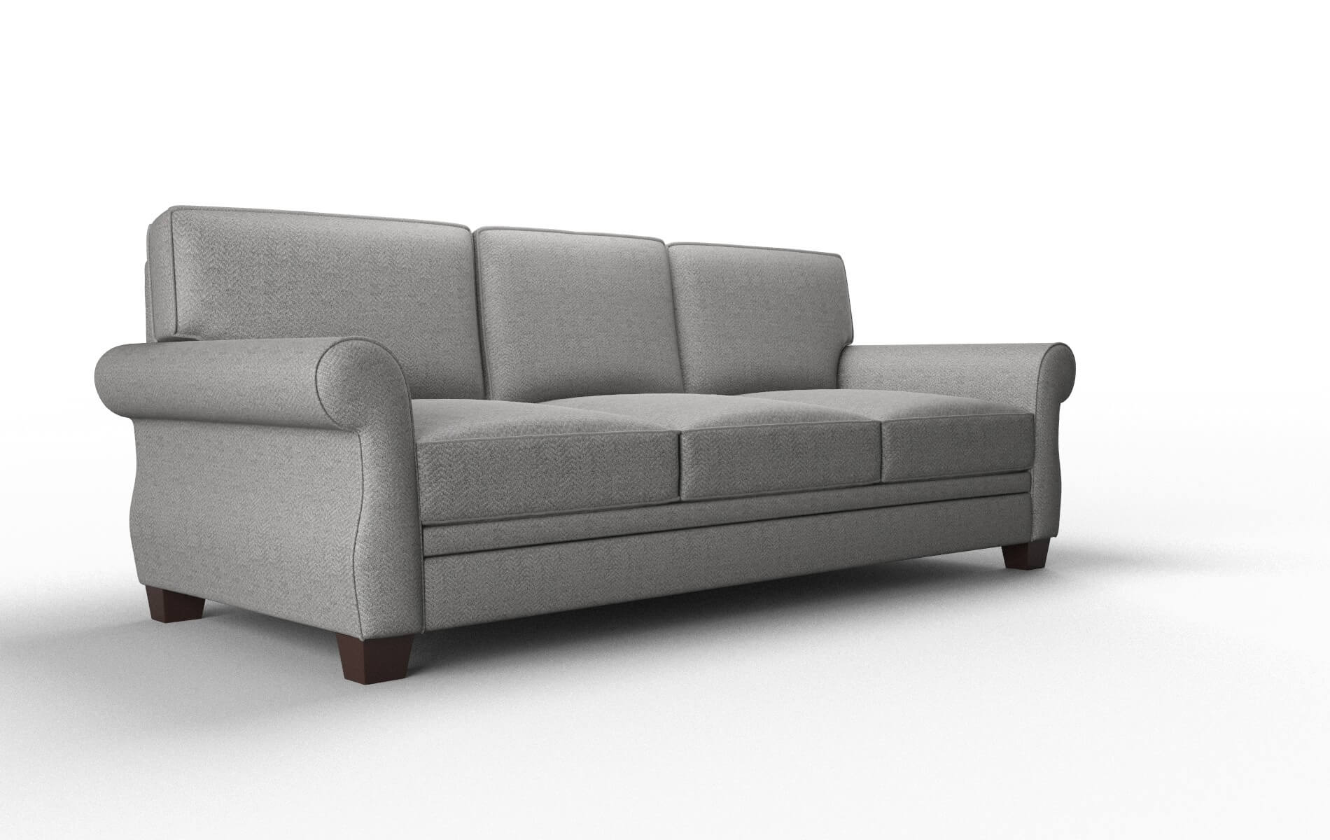 Rome Catalina Steel Sofa espresso legs 2