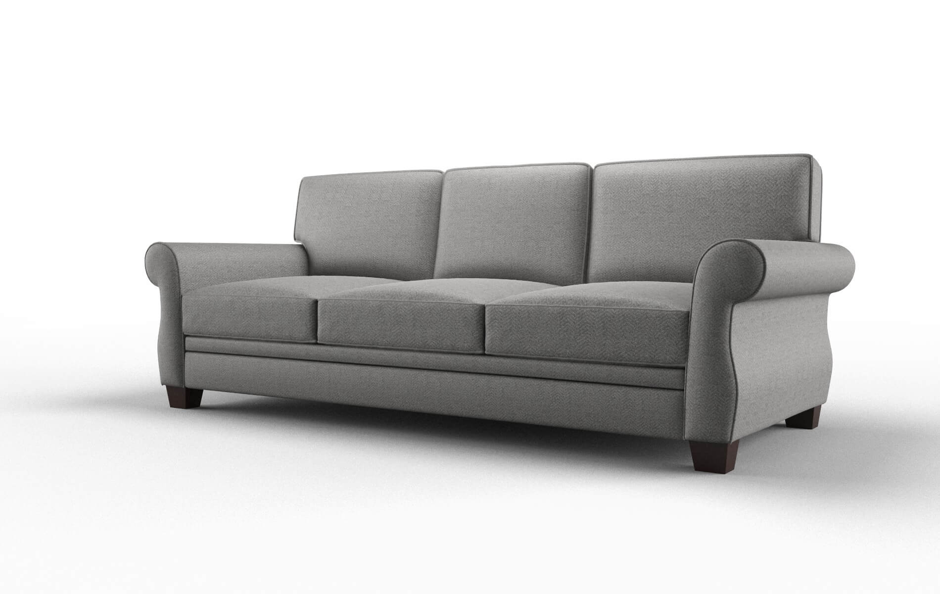 Rome Catalina Steel Sofa espresso legs 4