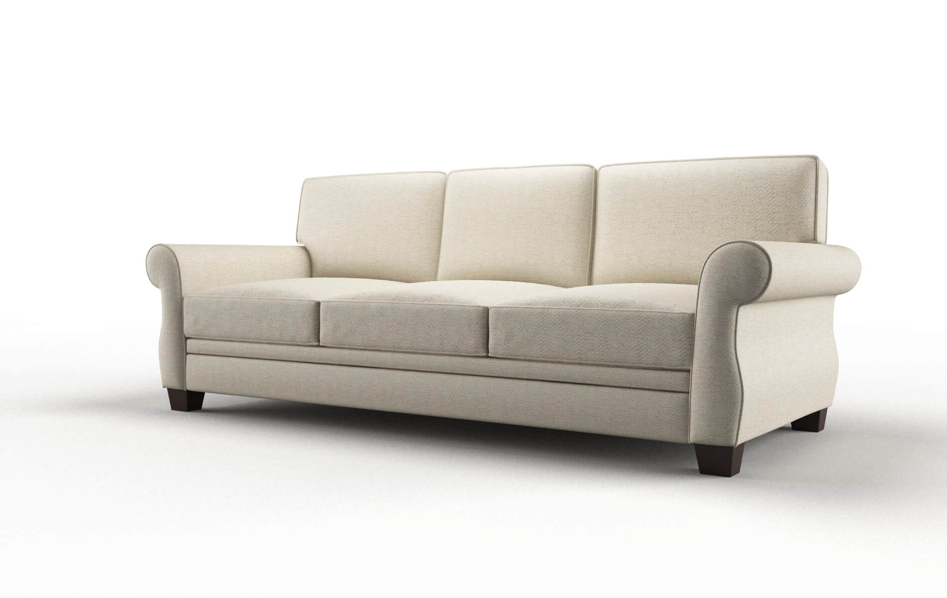 Rome Catalina Wheat Sofa espresso legs 4