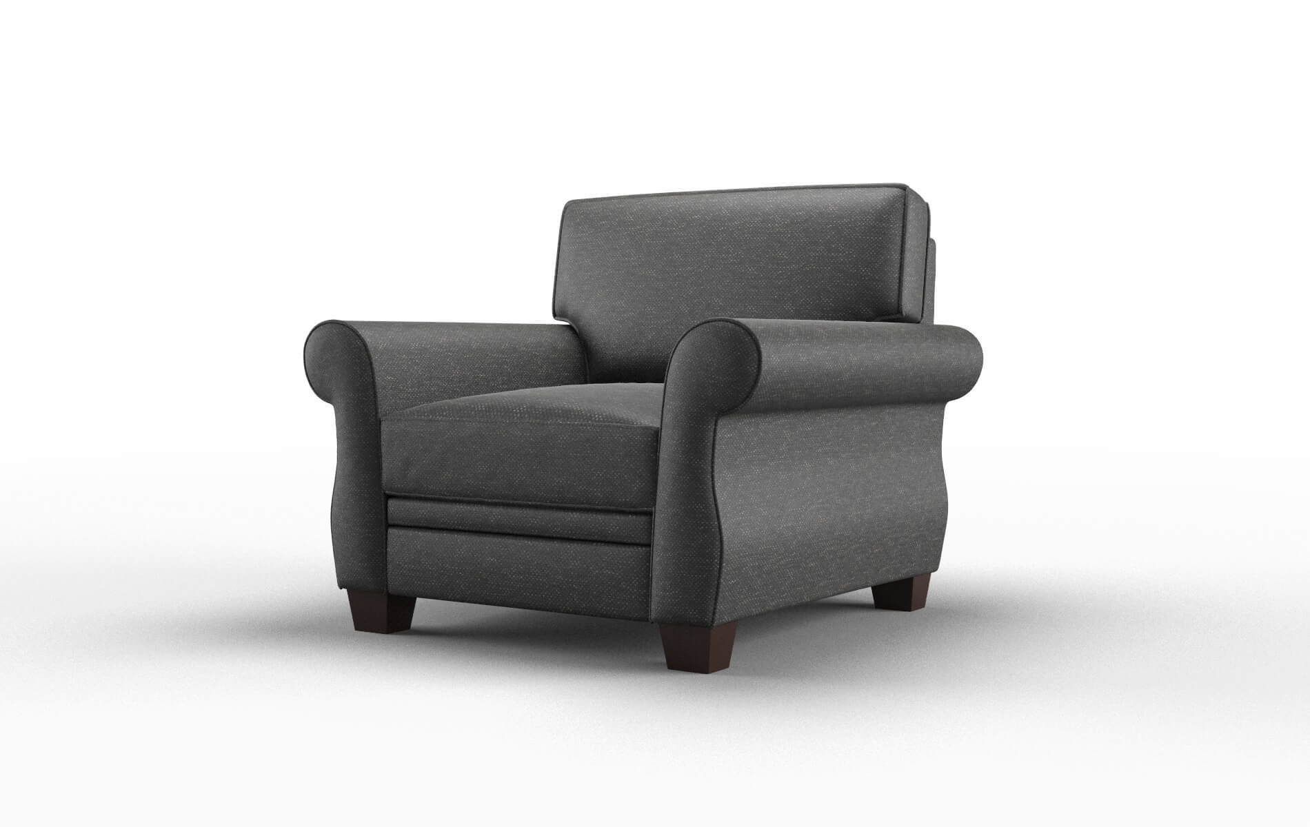 Rome Chance Denim Chair espresso legs 4