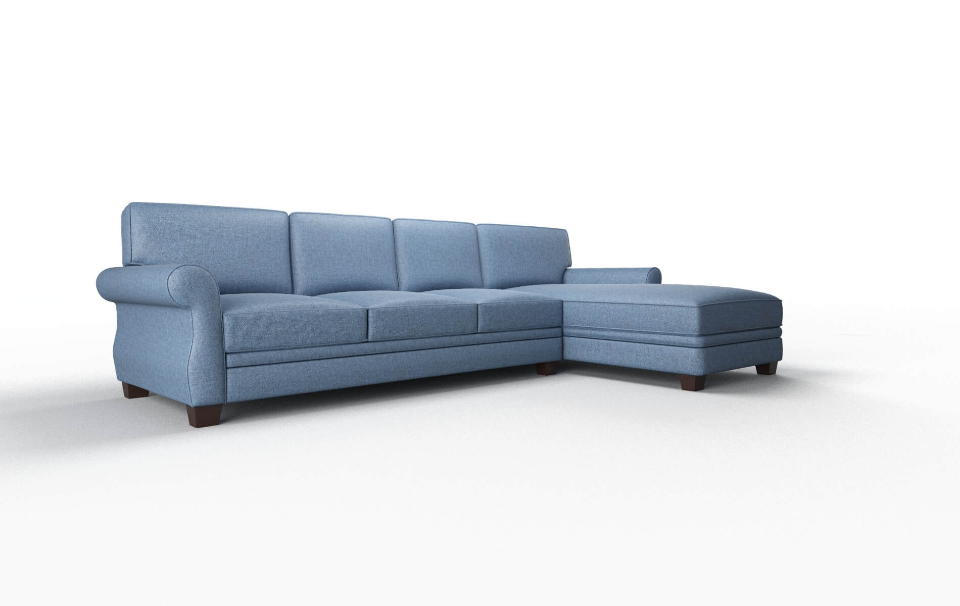 Rome Clyde Deep_ocean Panel espresso legs 2