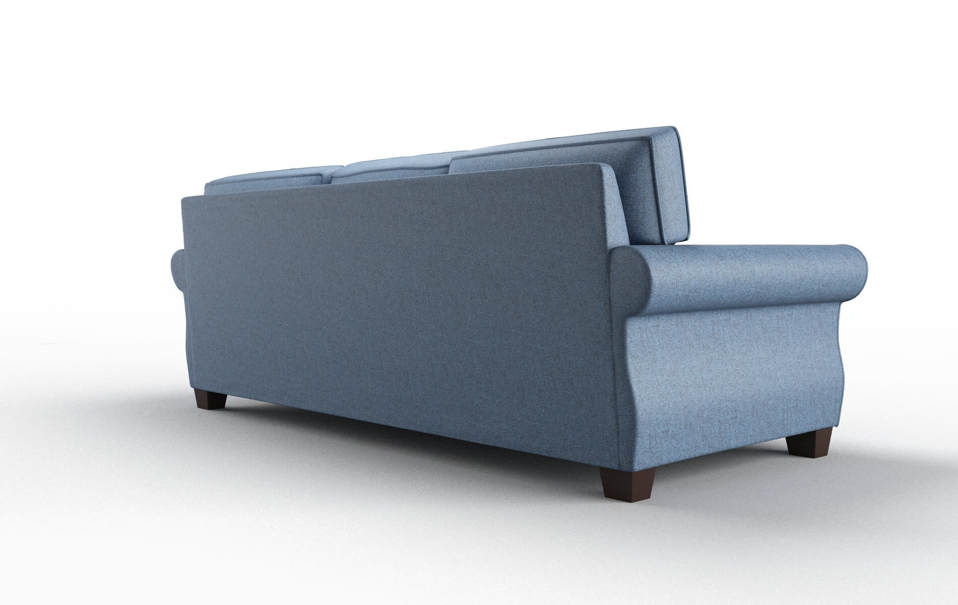 Rome Clyde Deep_ocean Sofa espresso legs 5