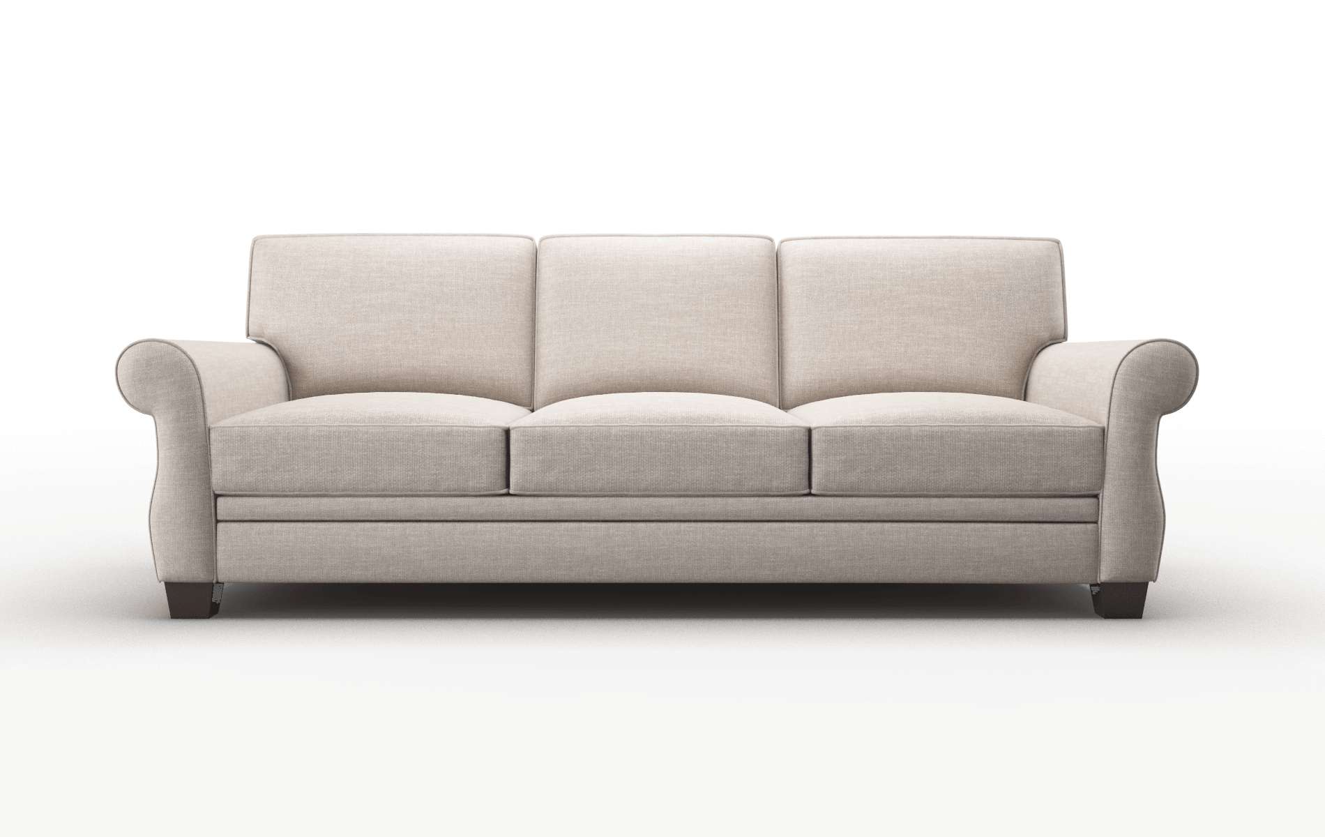 Rome Clyde Dolphin Sofa espresso legs 1