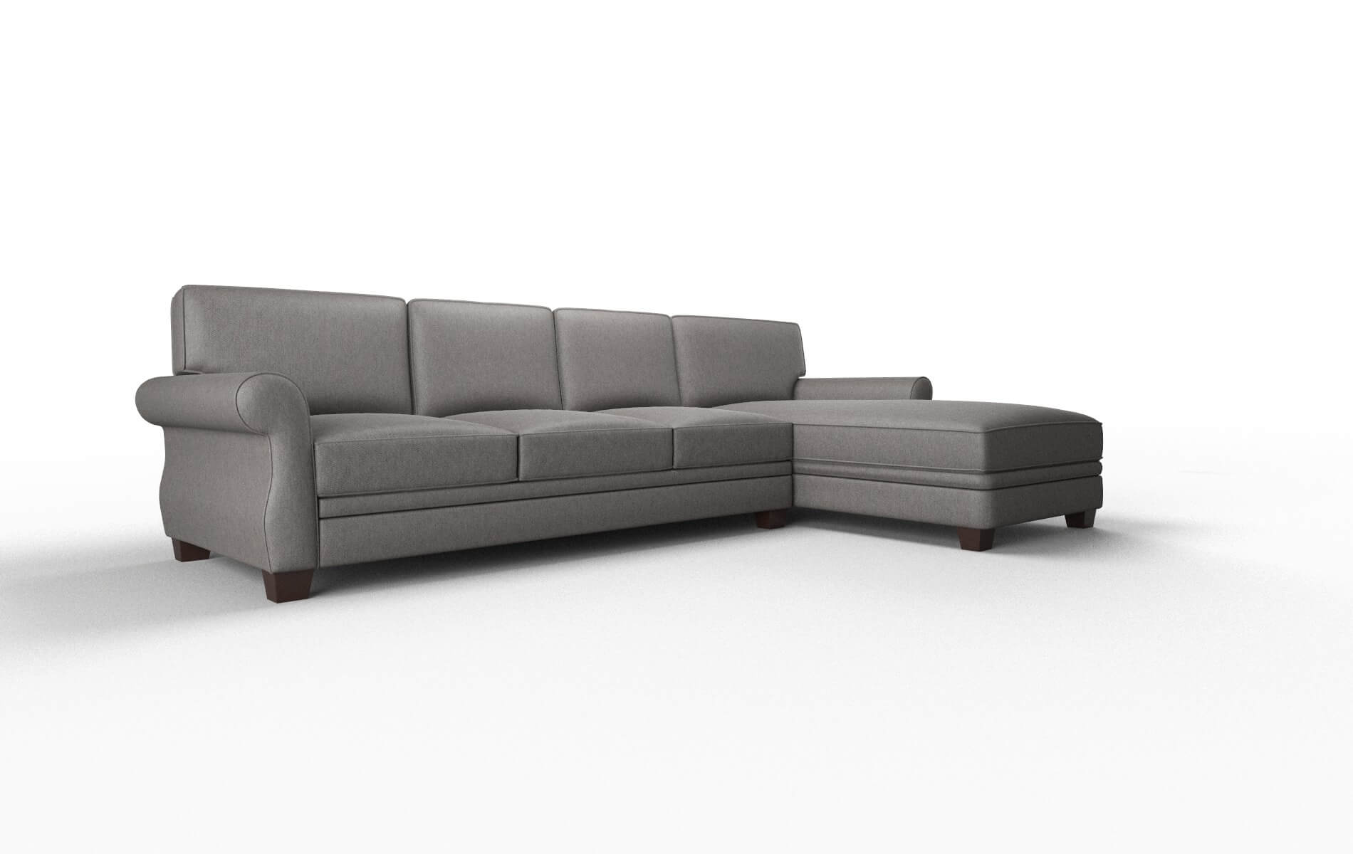 Rome Cosmo Charcoal Panel espresso legs 2