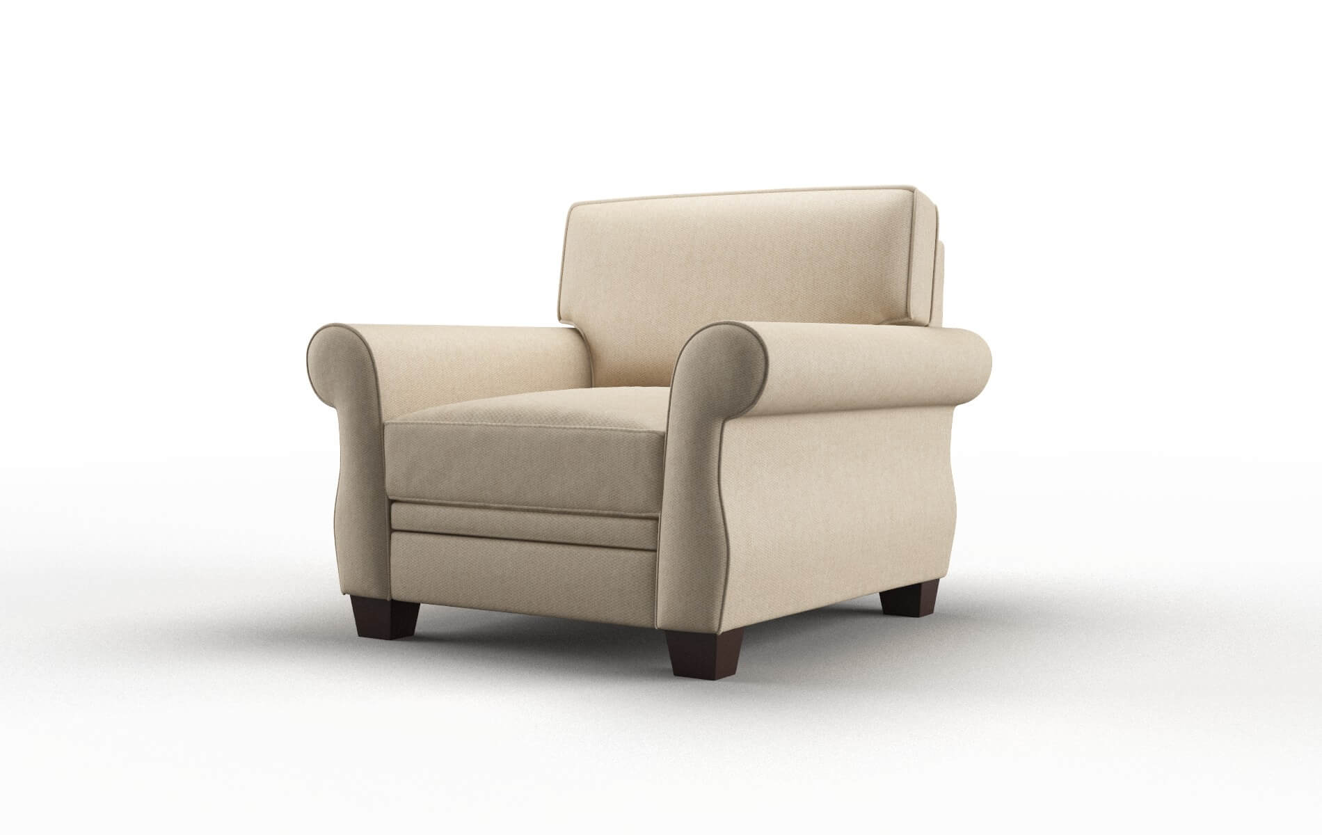 Rome Cosmo Fawn Chair espresso legs 4