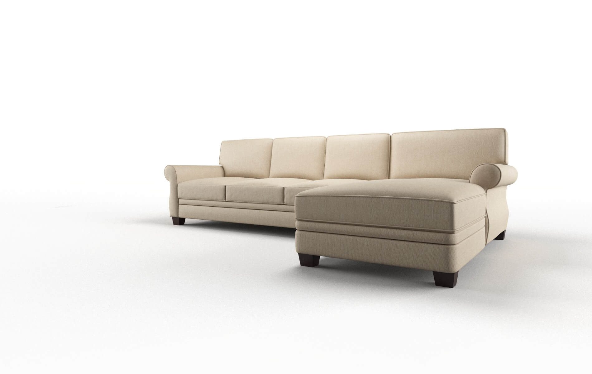 Rome Cosmo Fawn Panel espresso legs 4