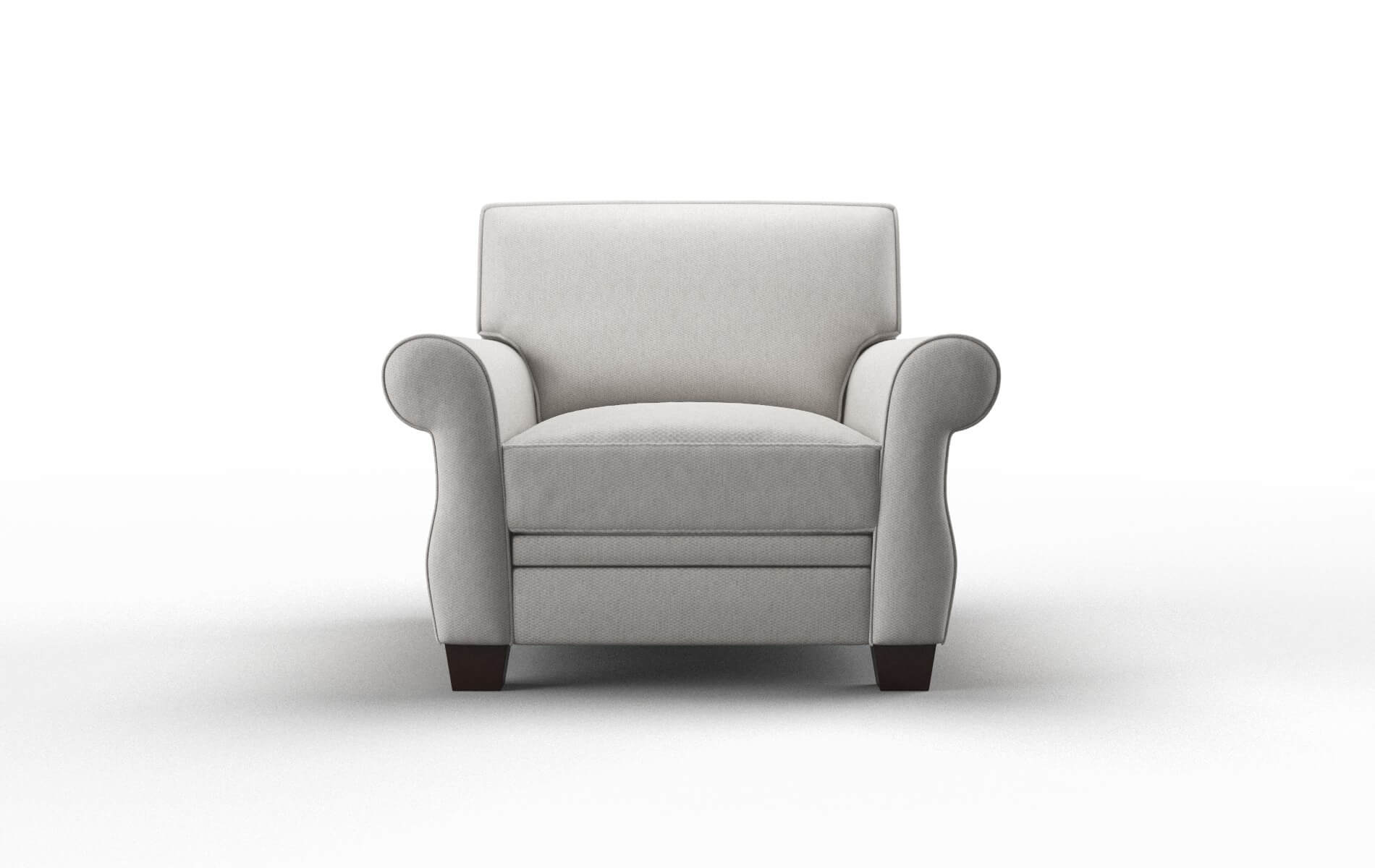 Rome Cosmo Silver Chair espresso legs 1