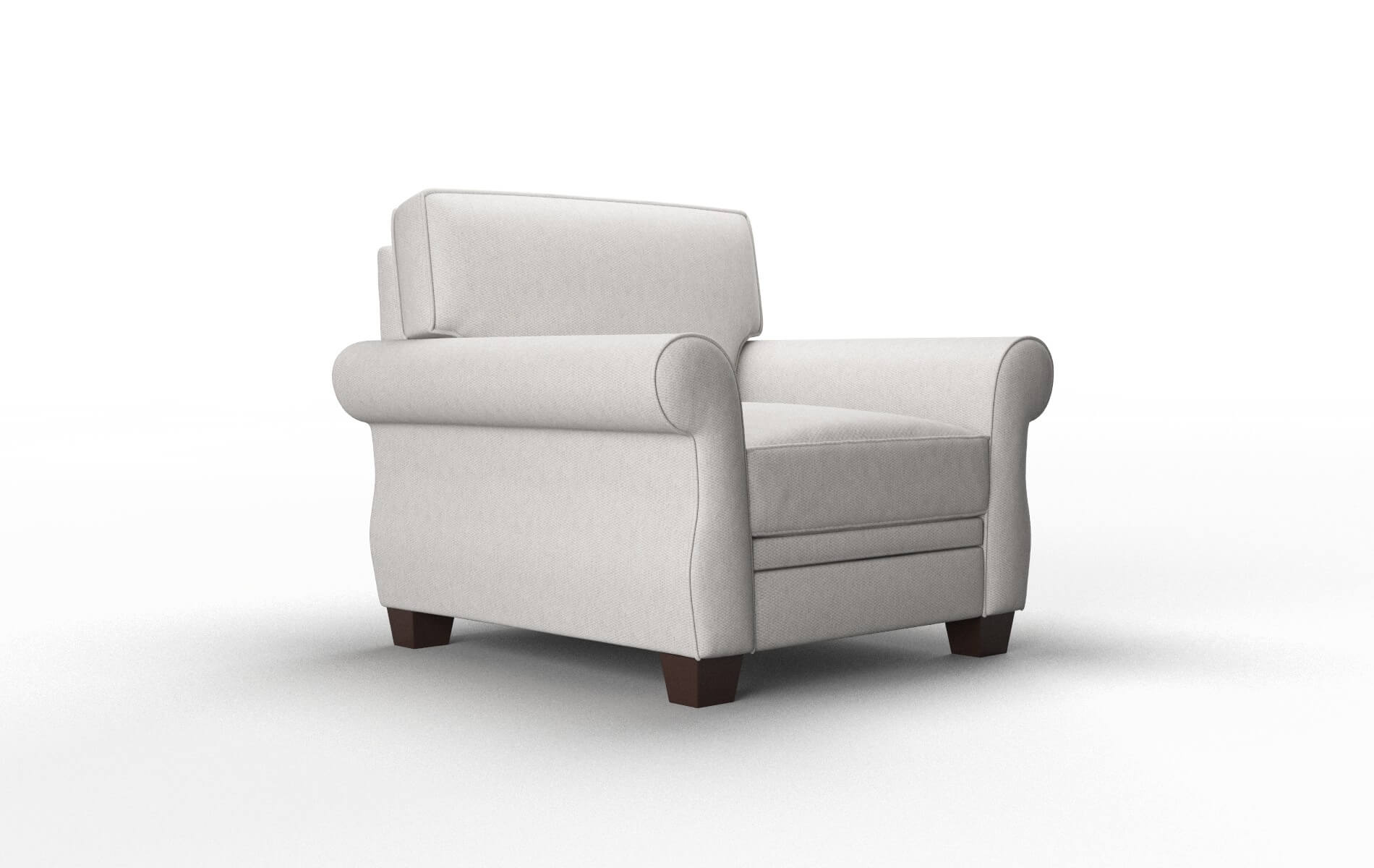 Rome Cosmo Silver Chair espresso legs 2