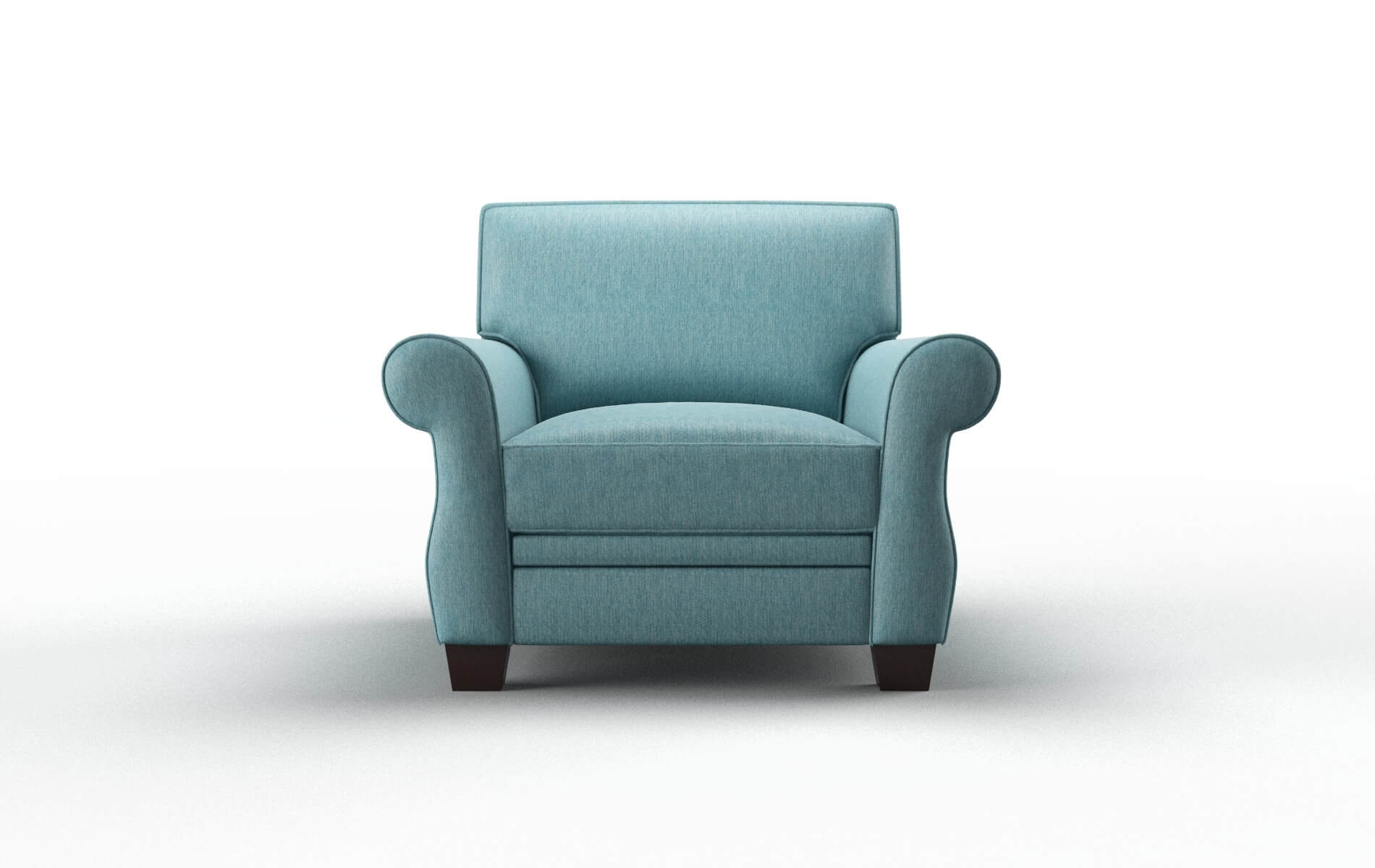 Rome Cosmo Turquoise Chair espresso legs 1