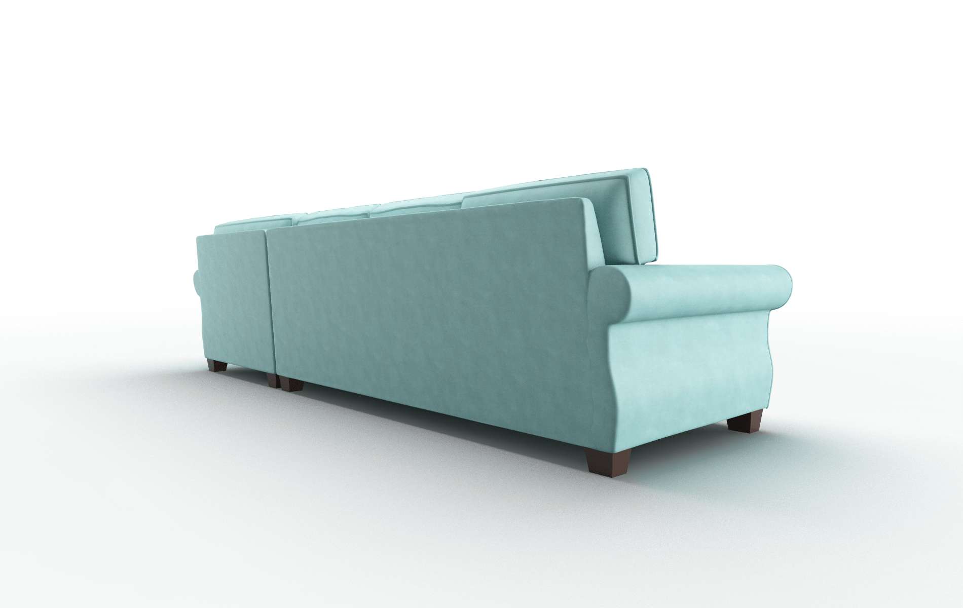Rome Curious Turquoise Panel espresso legs 5