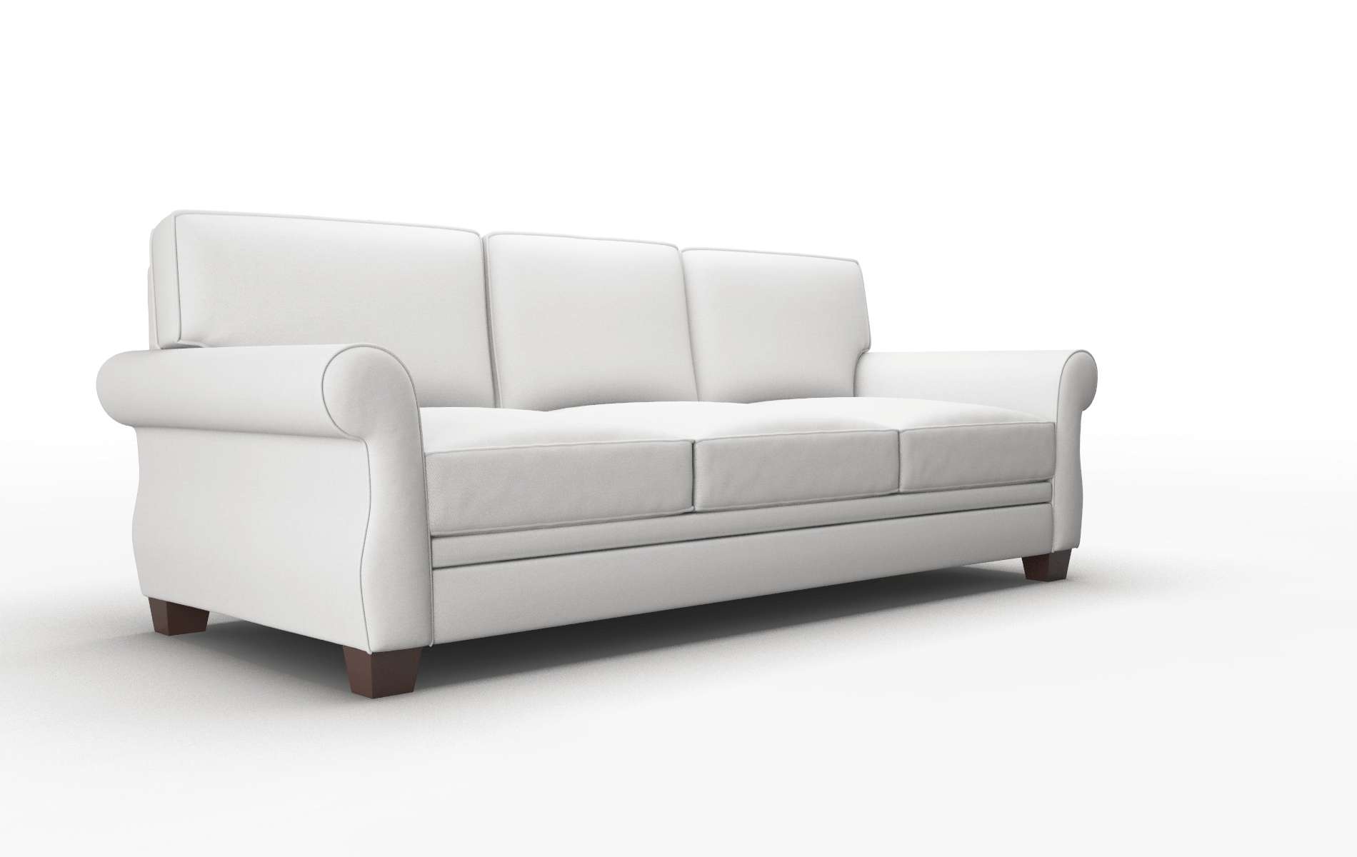 Rome Dawson Platinum Sofa espresso legs 2
