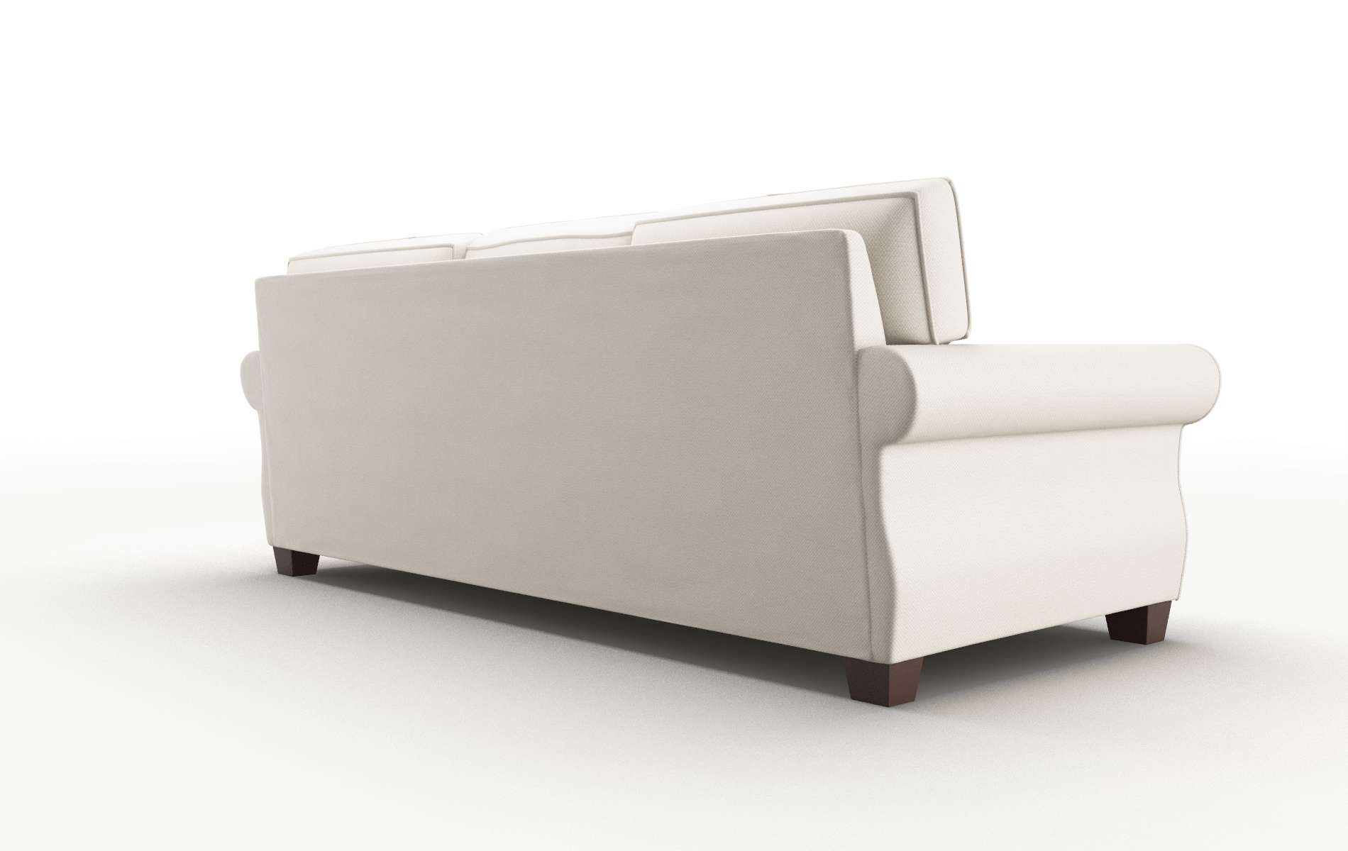 Rome Dawson Sand Sofa espresso legs 5