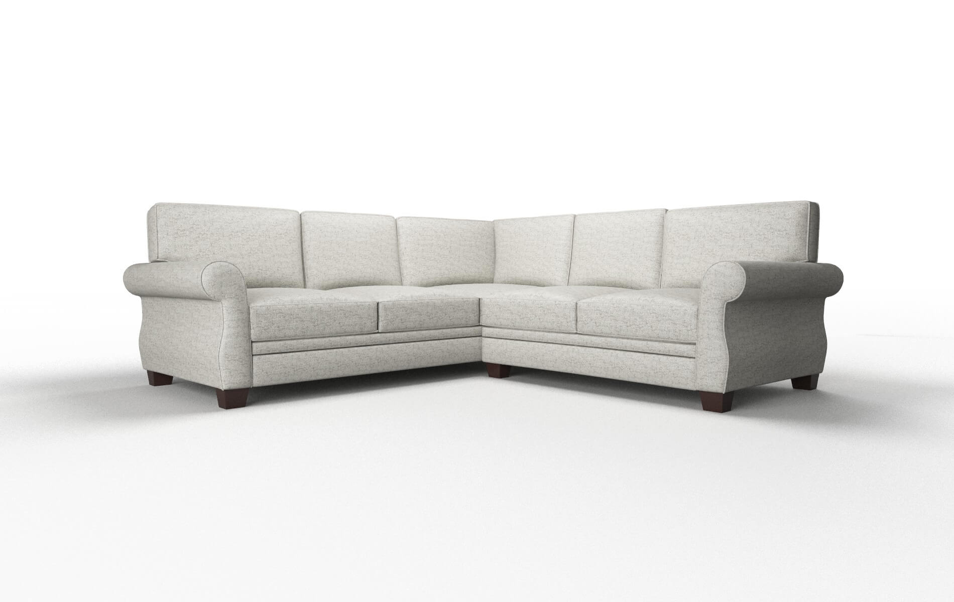 Rome Derby Ash Sectional espresso legs 1