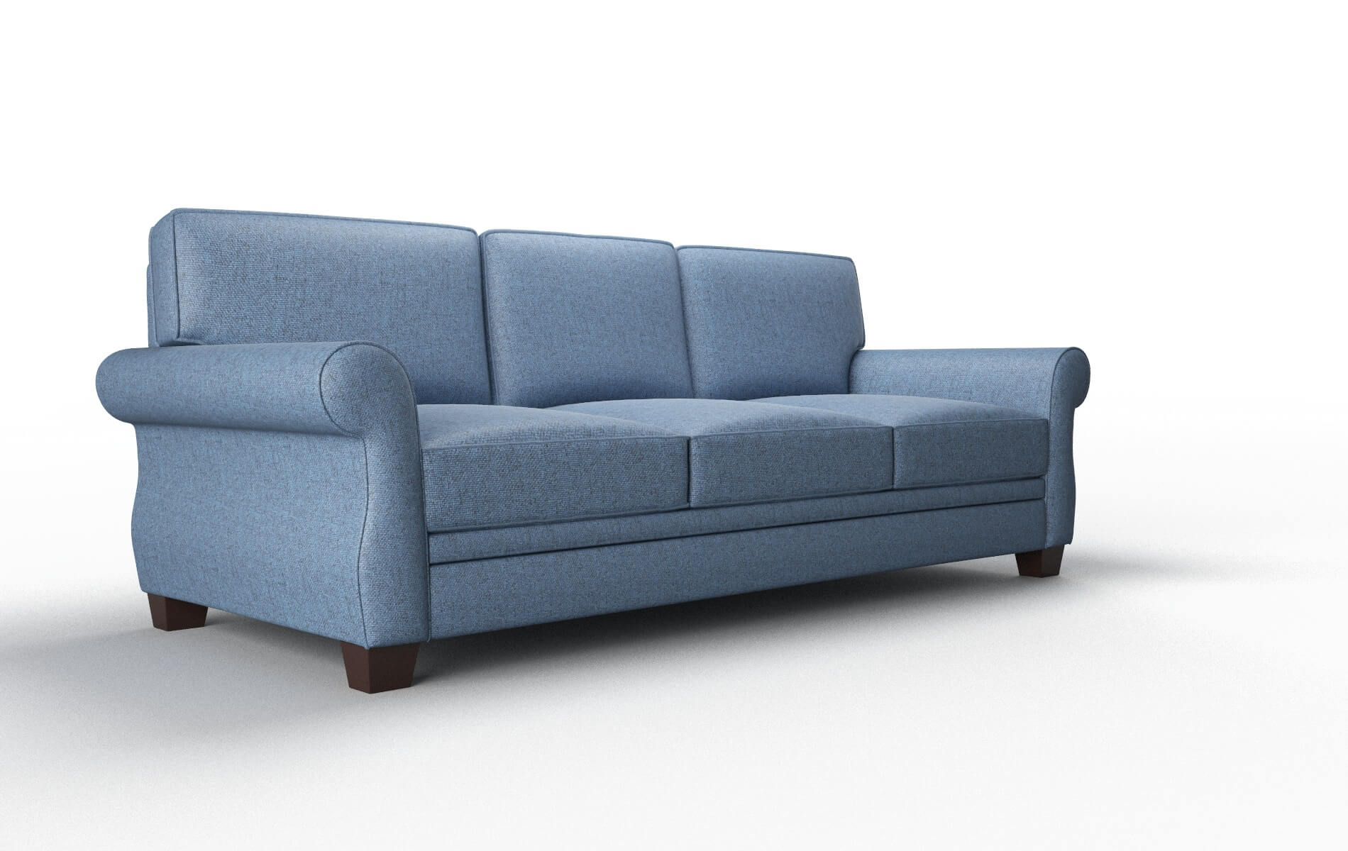 Rome Derby Navy Sofa espresso legs 2