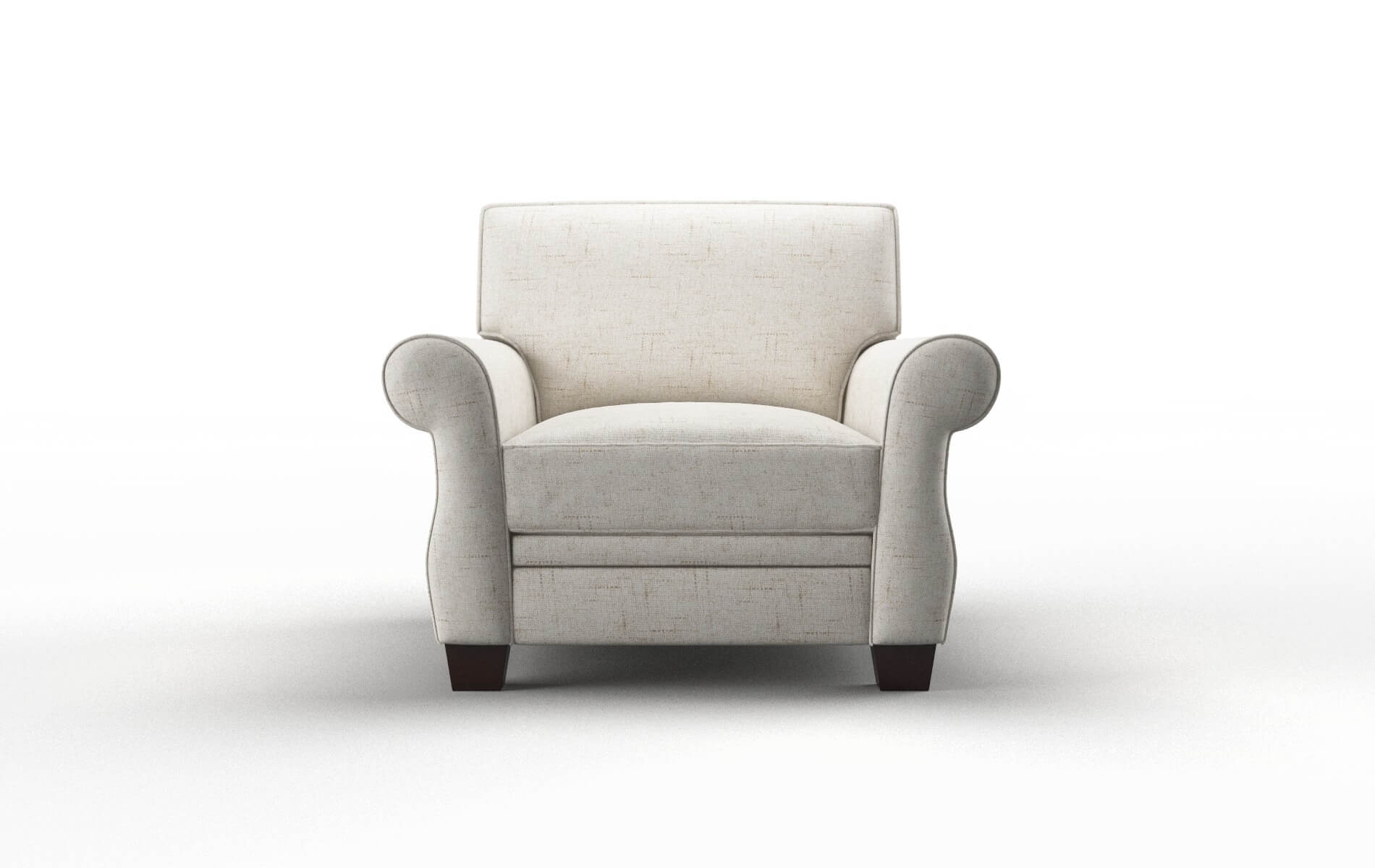 Rome Derby Taupe chair espresso legs