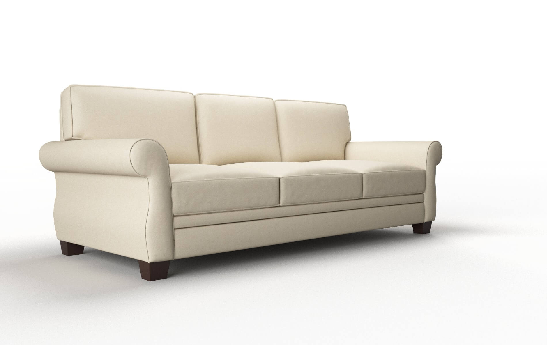 Rome Dream_d Almond Sofa espresso legs 2
