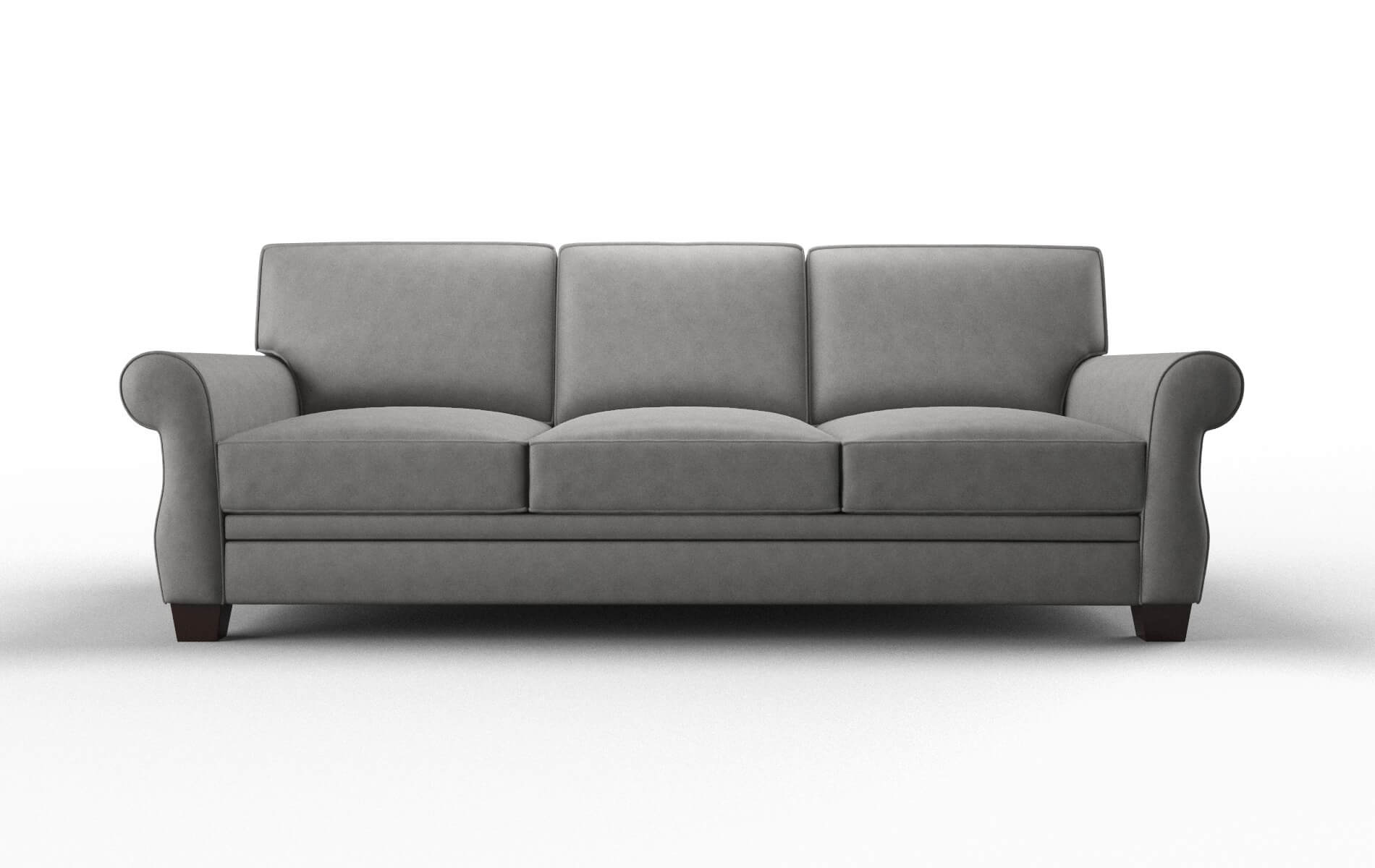 Rome Dream_d Charcoal Sofa espresso legs 1