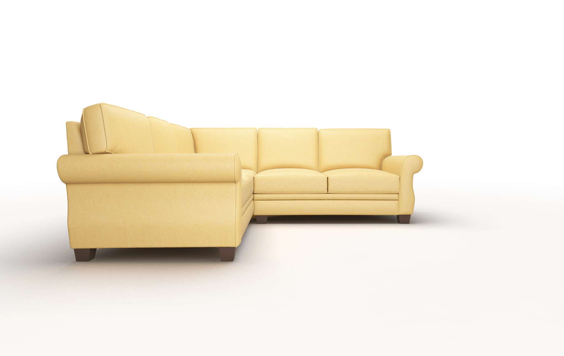 Rome Dream_d Sunflower Sectional espresso legs 2