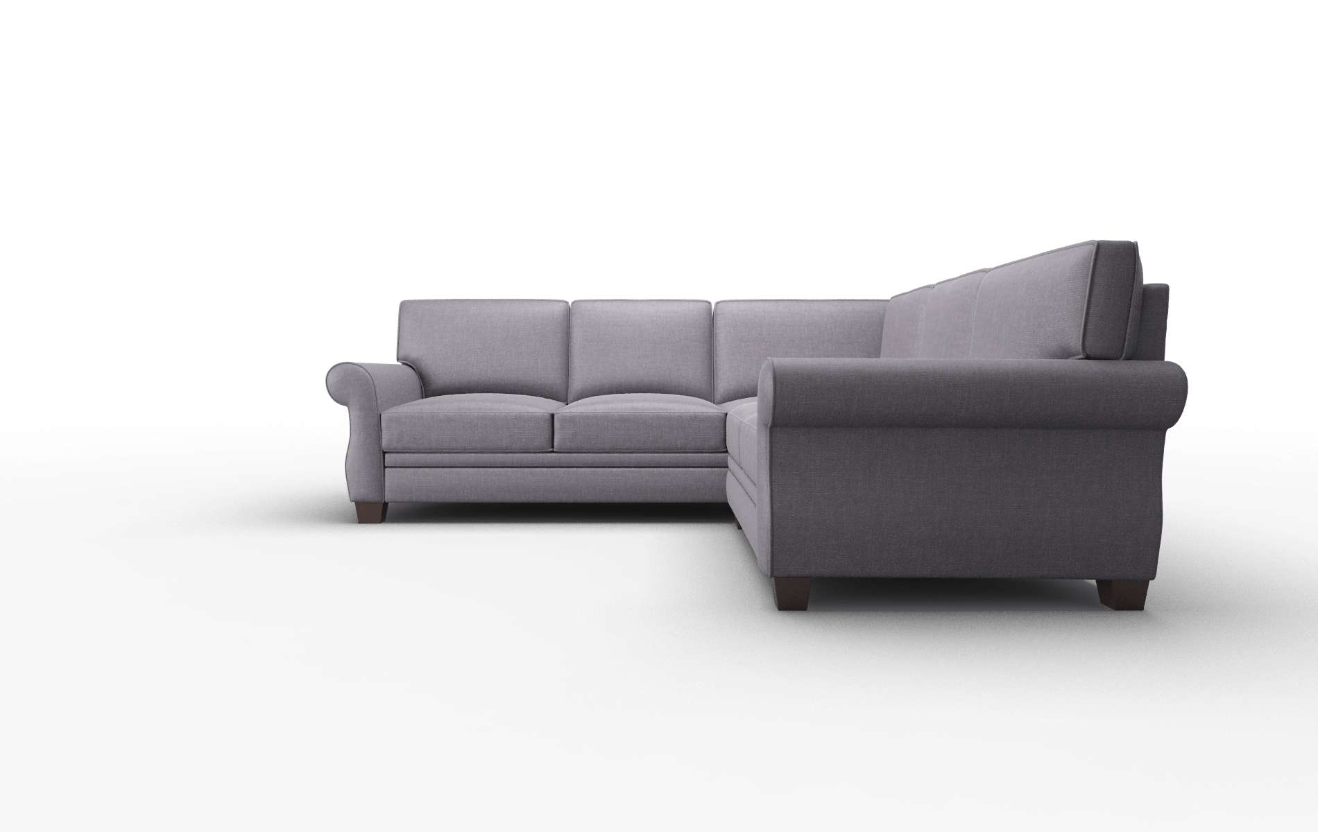 Rome Durham Ink Sectional espresso legs 5