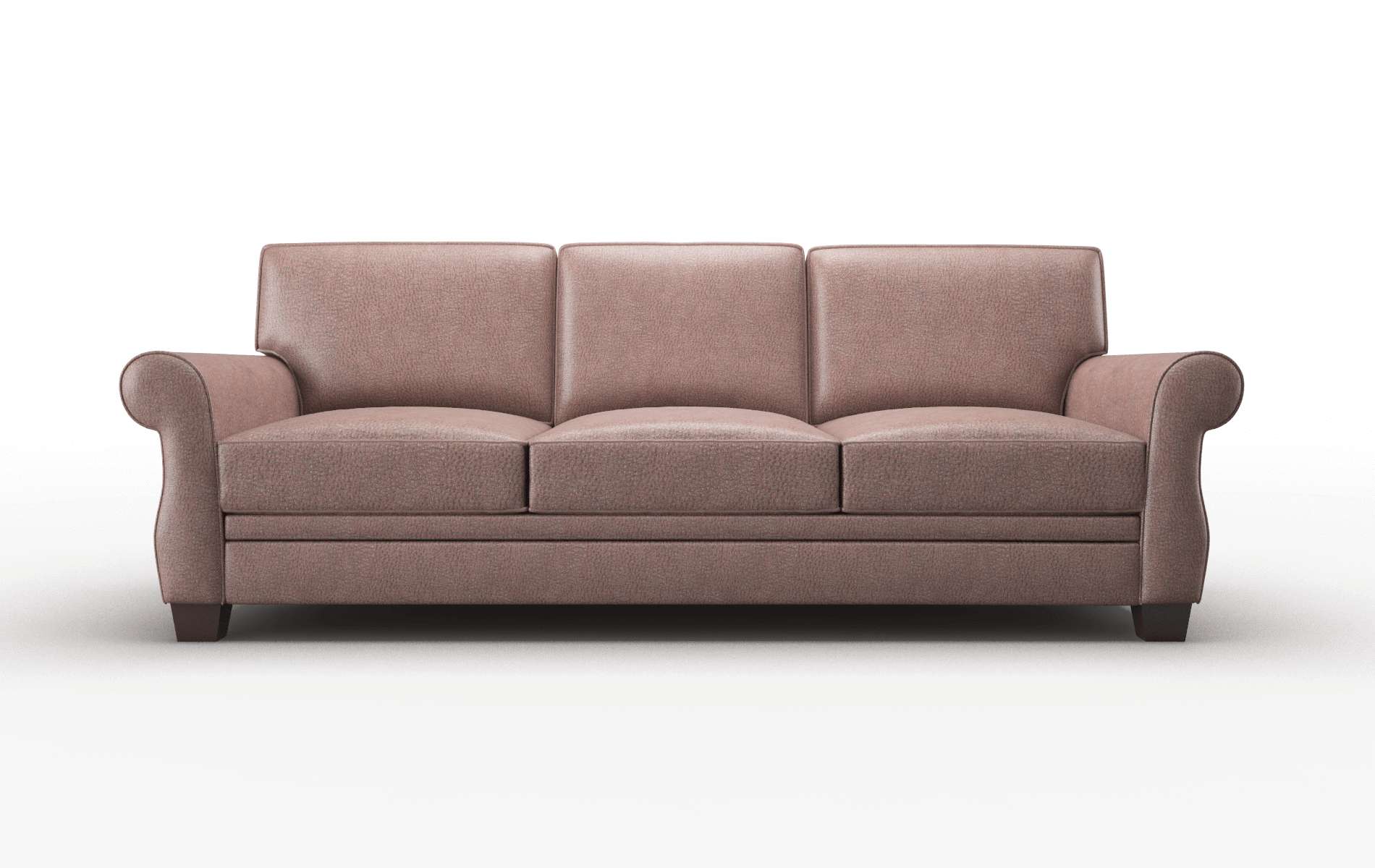 Rome Ford Brown Sofa espresso legs 1