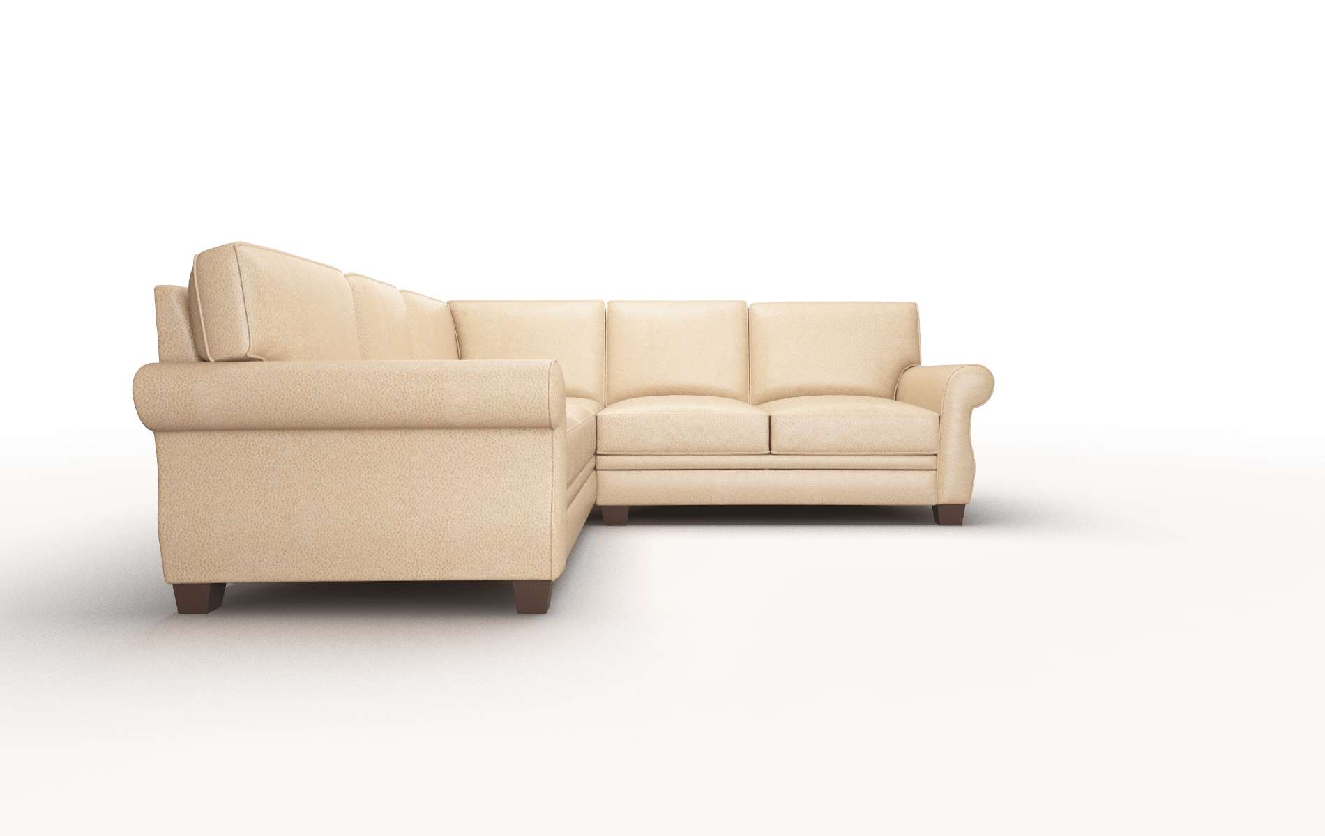 Rome Ford Dune Sectional espresso legs 2