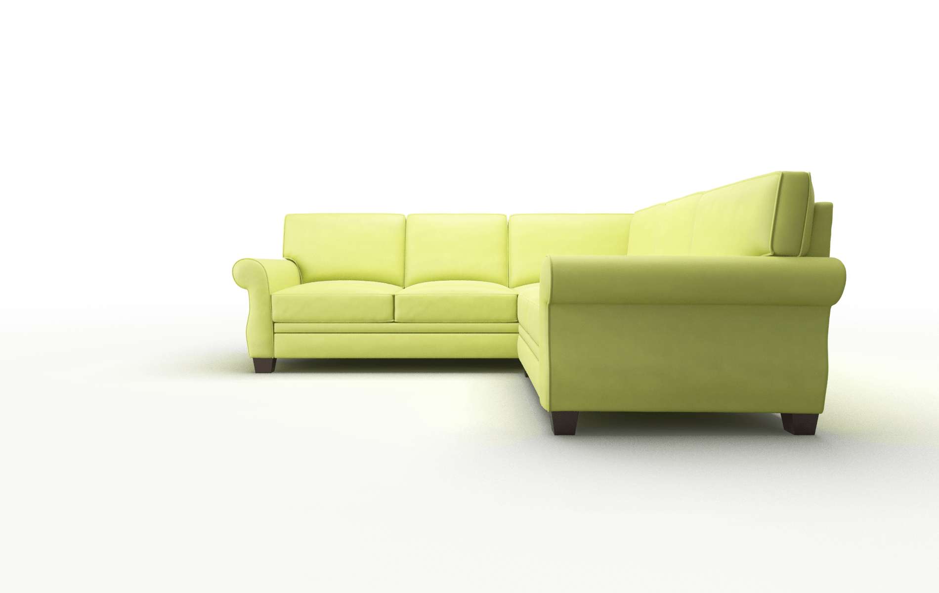 Rome Hathaway Apple Sectional espresso legs 5