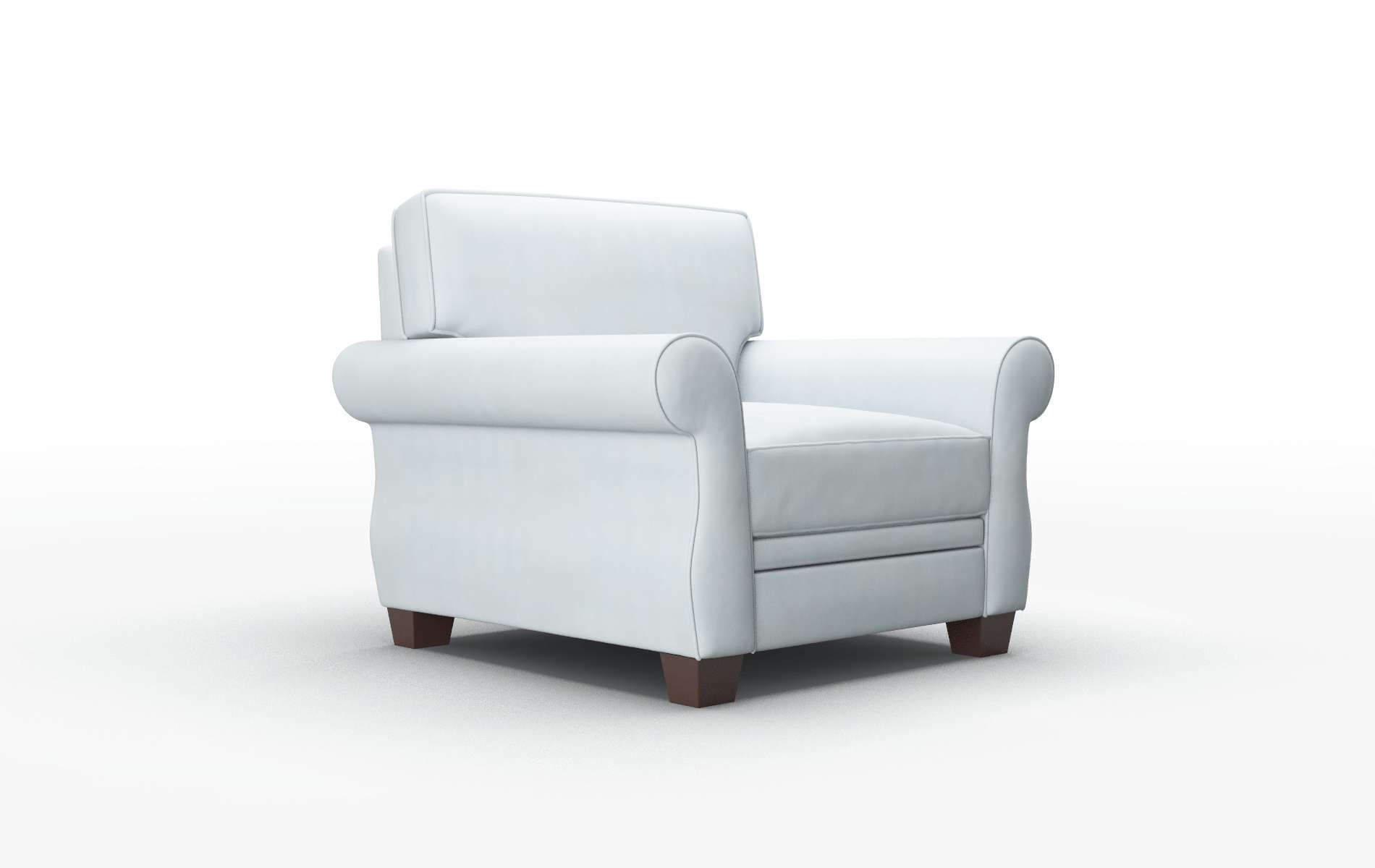 Rome Hathaway Aqua Chair espresso legs 2