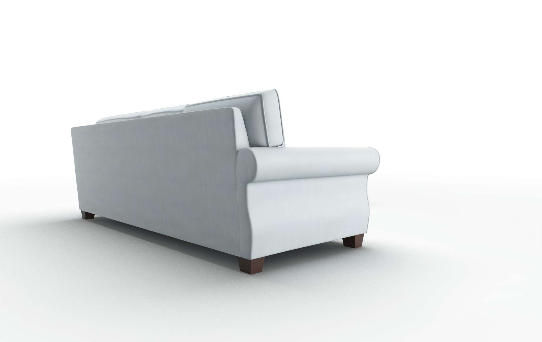 Rome Hathaway Aqua Sectional espresso legs 3